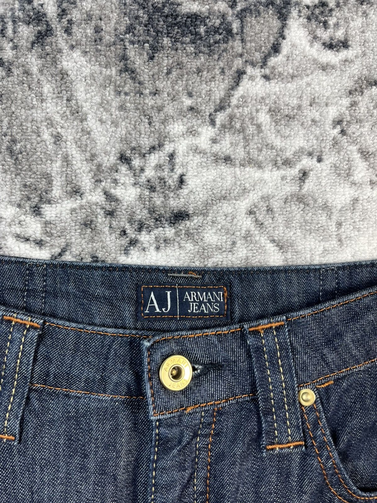 Armani Armani Jeans AJ Metal Logo Indigo Denim Jeans Size US 30 / EU 46 - 6 Thumbnail