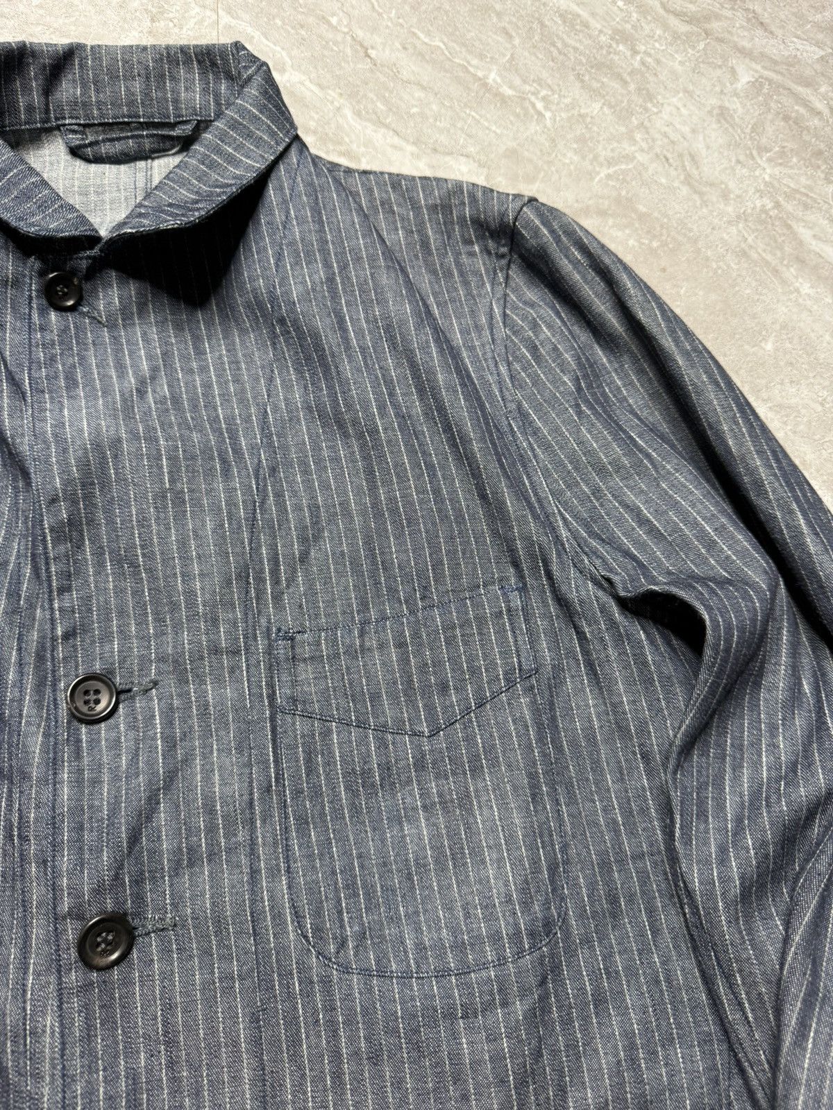 45rpm 45RPM Pinstripe Indigo Jacket & Pants Set Size US 31 - 6 Thumbnail