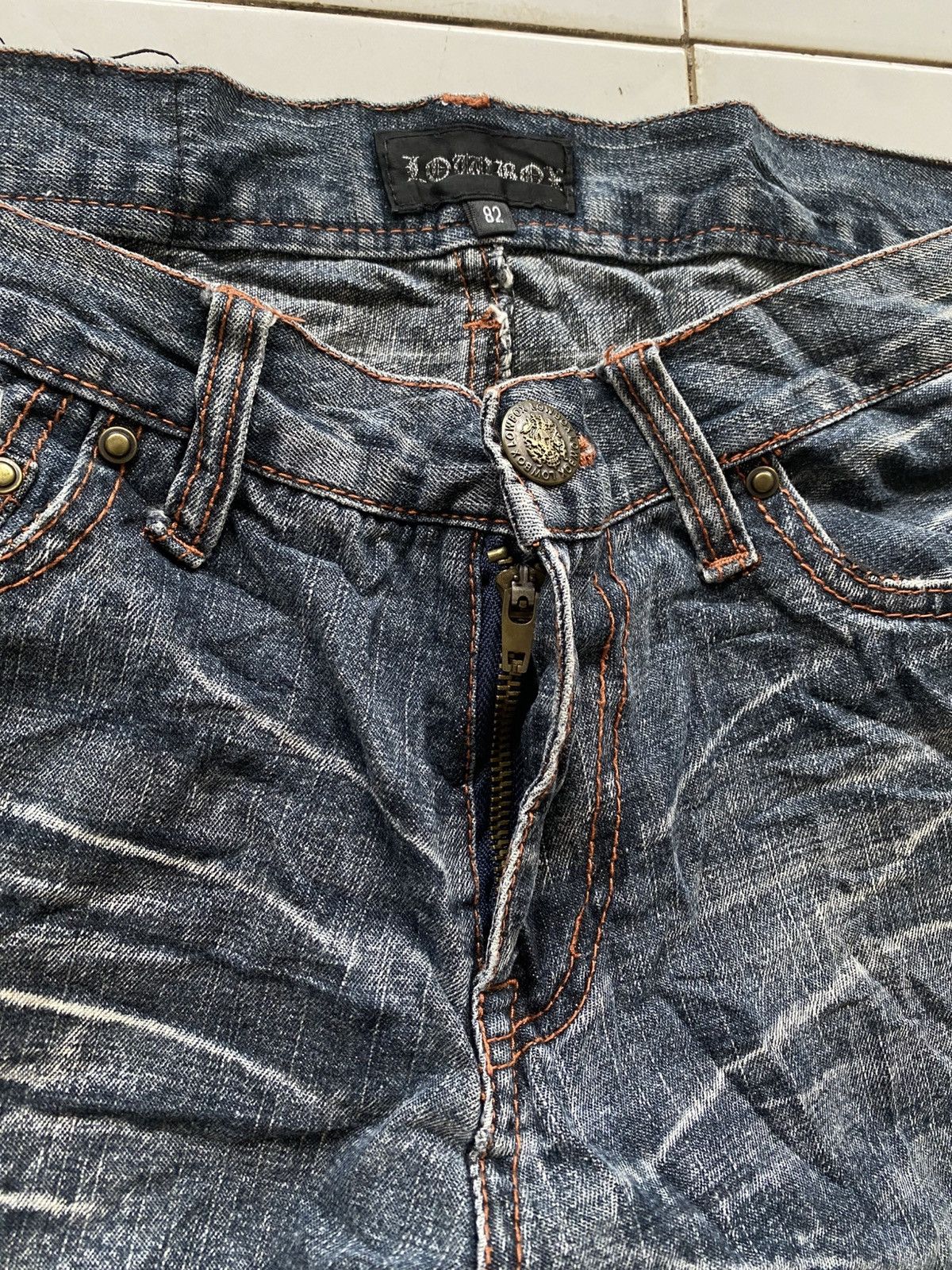 Japanese Brand Lowbox Whiskes Jeans Size US 31 - 7 Thumbnail