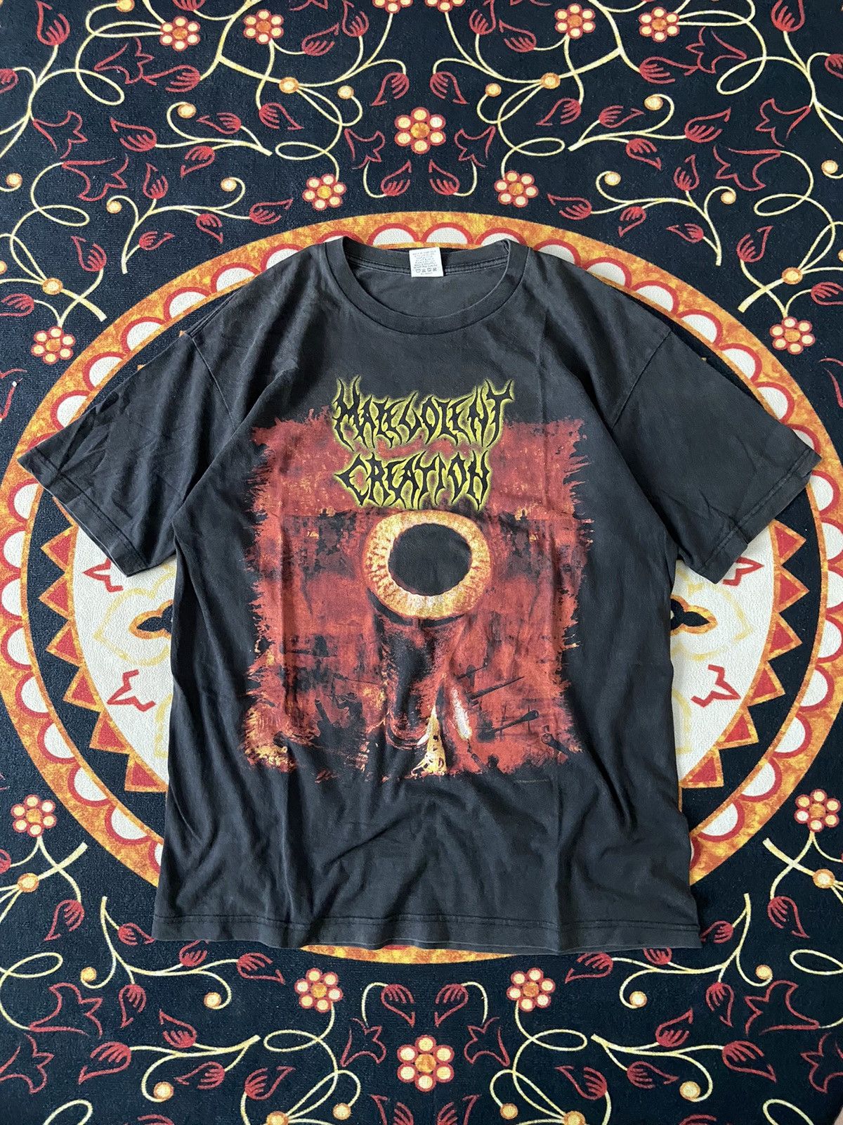 Band Tees × Vintage VINTAGE Y2K MALEVOLENT CREATION WARKULT TOUR Size US L / EU 52-54 / 3 - 1 Thumbnail