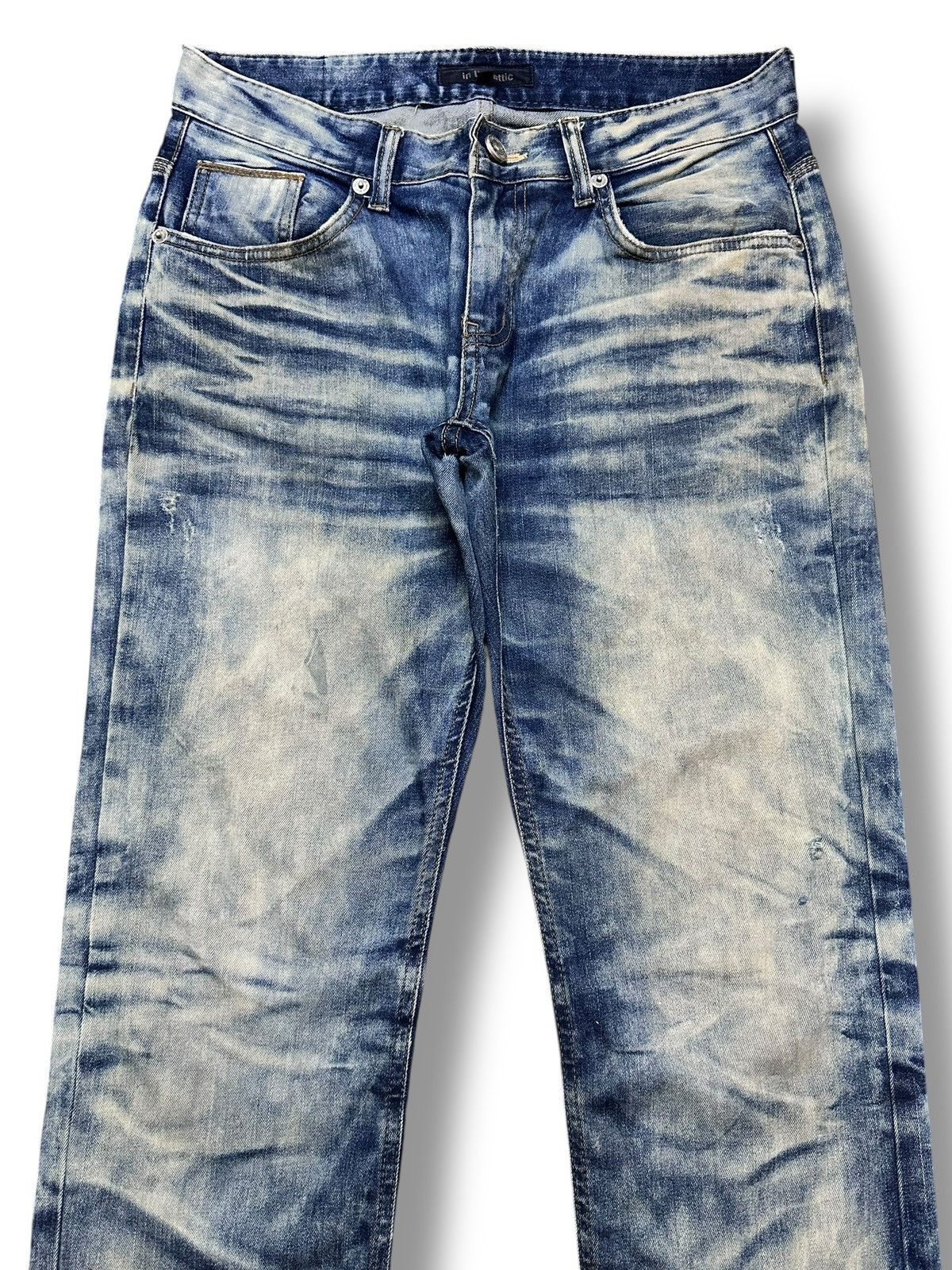 In The Attic In The Attic Vintage Slim Fit Loose Style With Thunder Wash Size US 33 - 4 Thumbnail