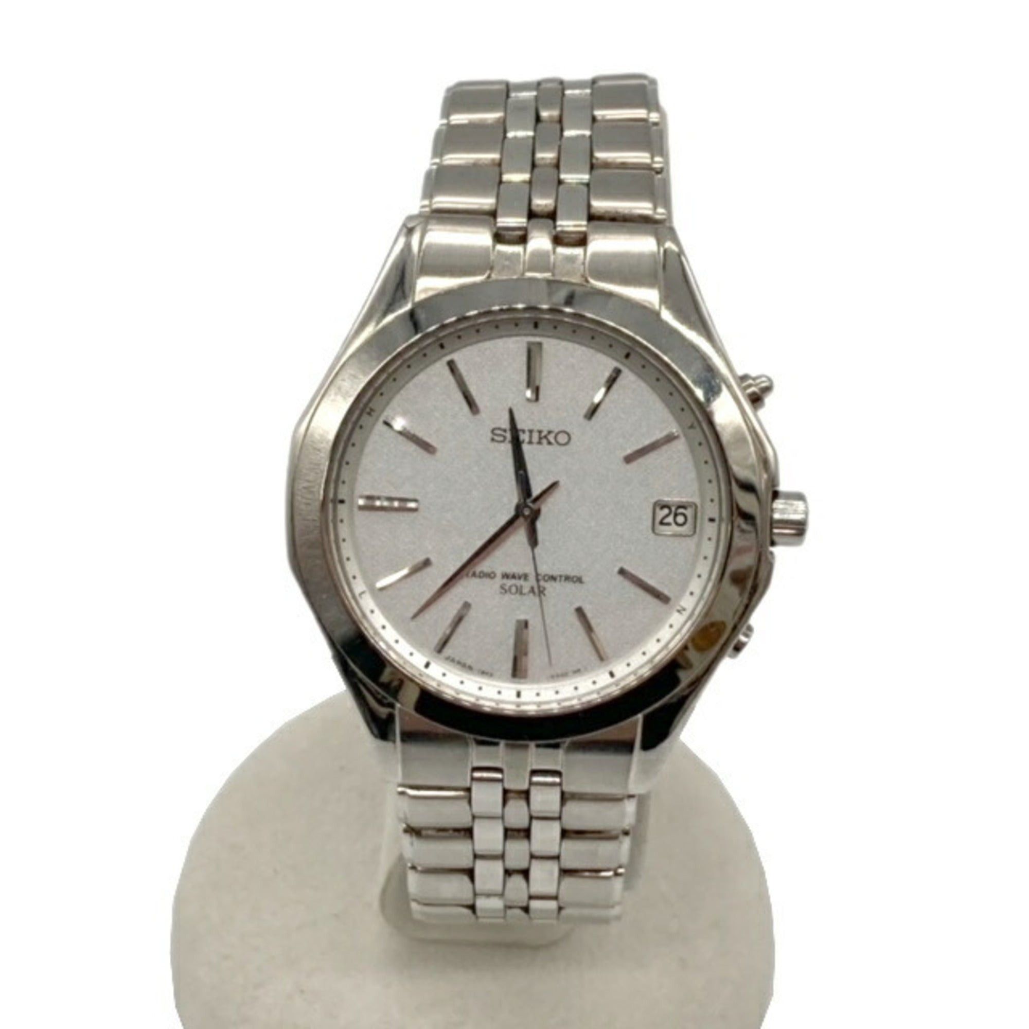 image of Seiko Dolce Watch 7B42-0Ae0 Sadz063 Men's Radio Solar in Silver