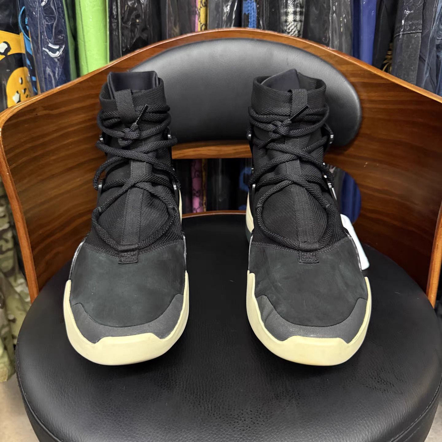 Nike Fear of God × Nike Air Skylon 2 Black White K15 Size US 10 / EU 43 - 2 Thumbnail