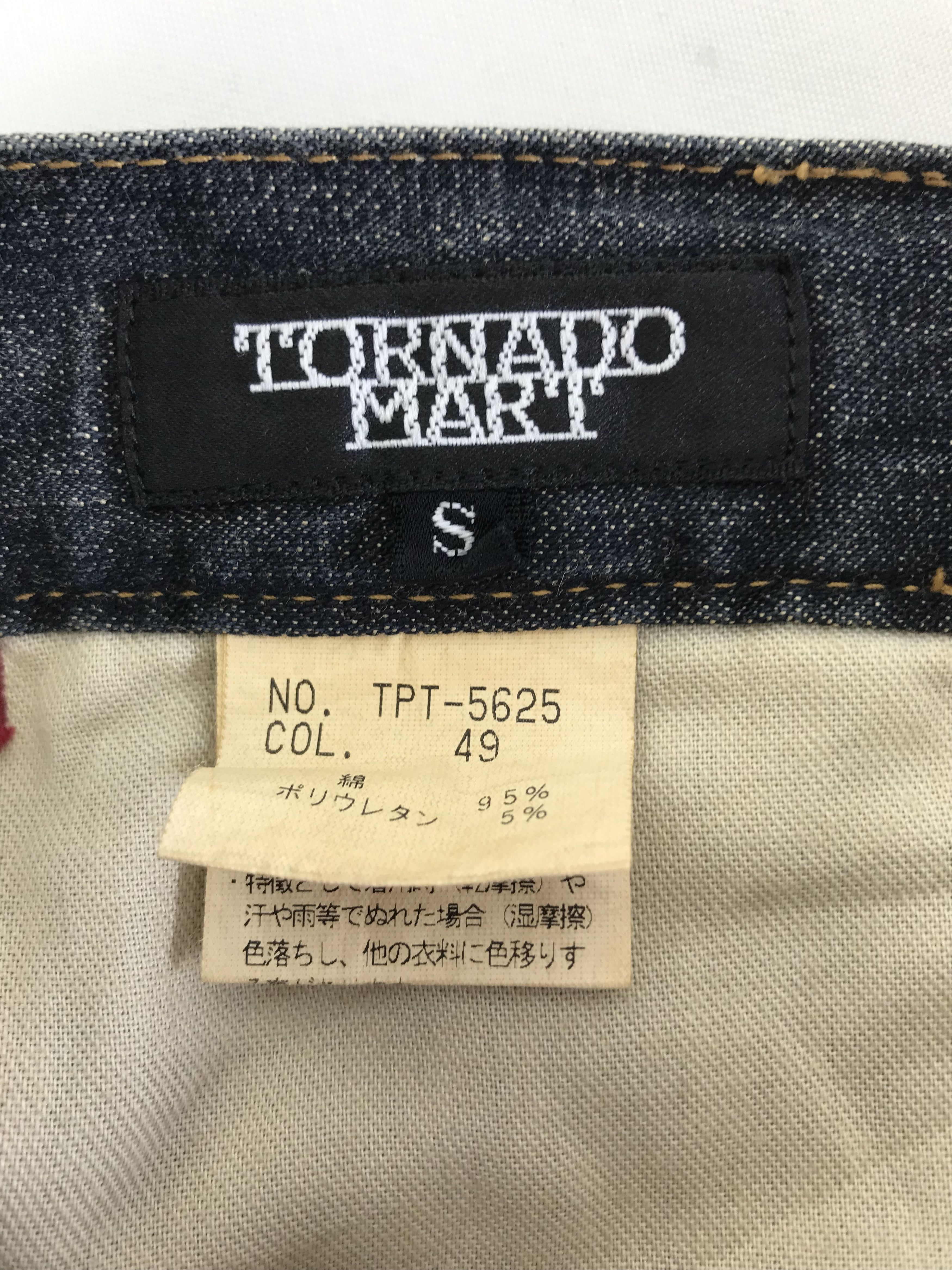 Tornado Mart Vintage Tornado Mart Japan Flare Jeans Size 29" - 11 Thumbnail