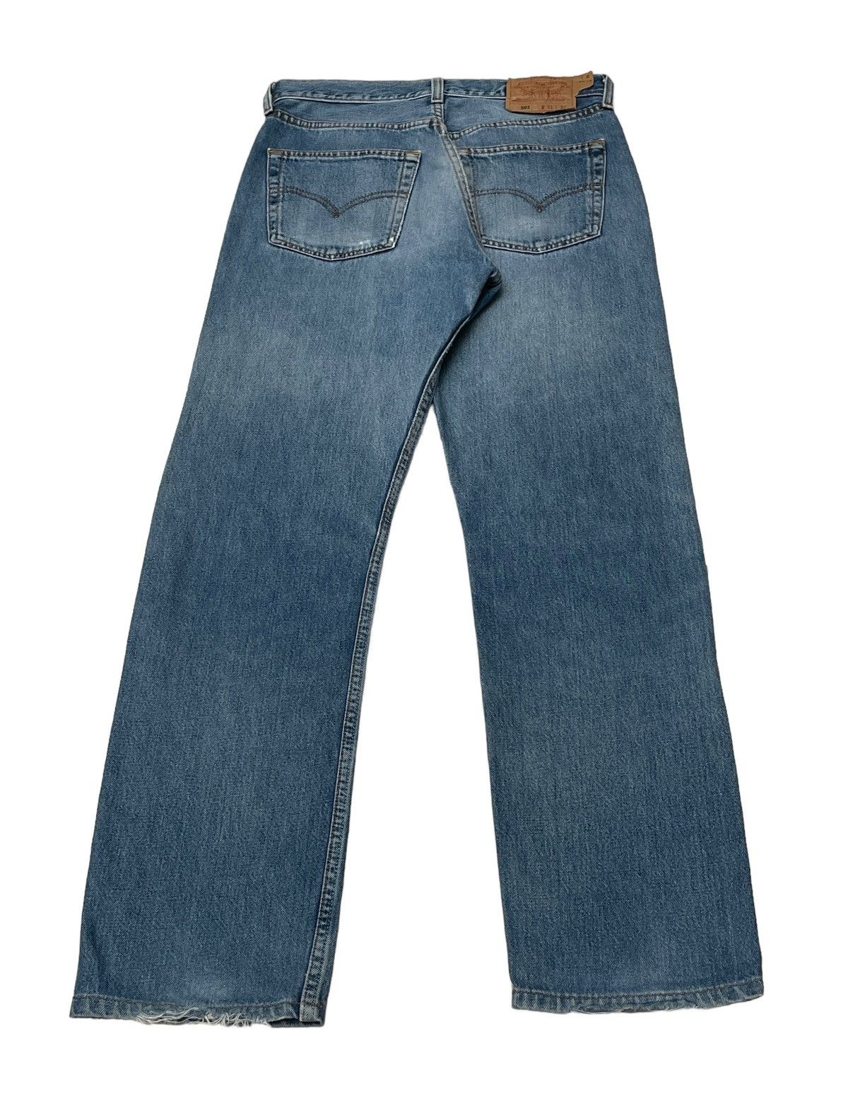 Levi's Vintage Levi’s Made In Usa Patchwork Jeans 1990s Size US 30 / EU 46 - 2 Thumbnail