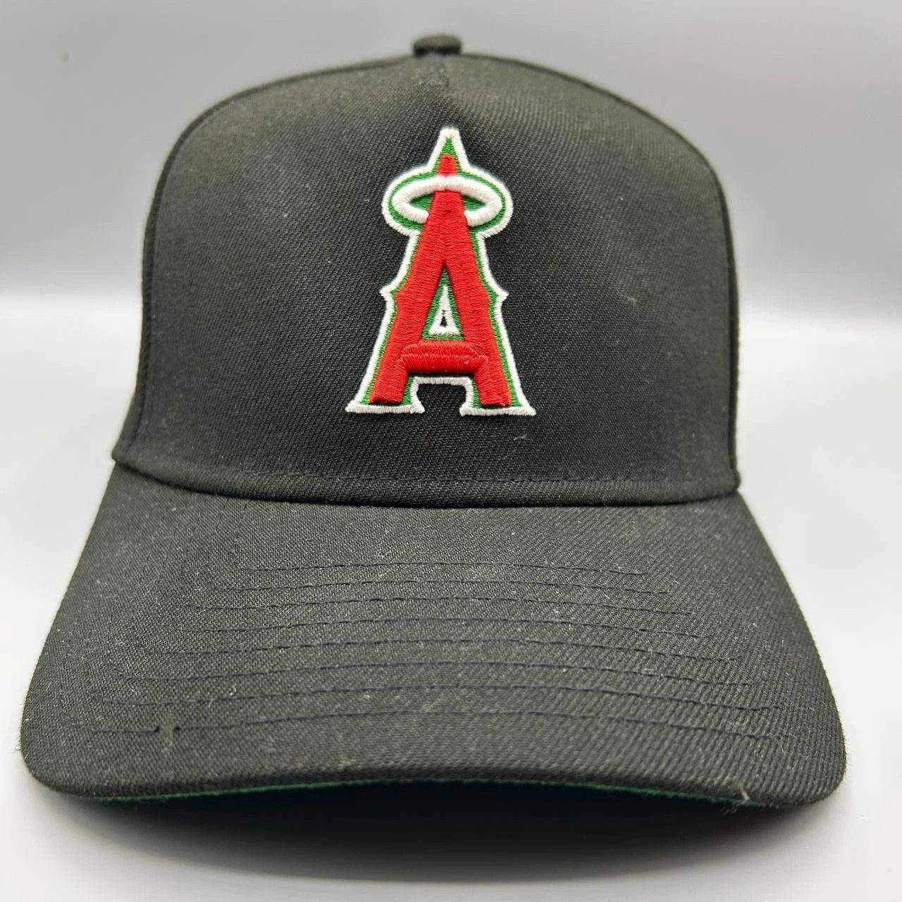 New Era Los Angeles LA Angels Hat Men Black Embroidered Snap Back Size ONE SIZE - 1 Thumbnail