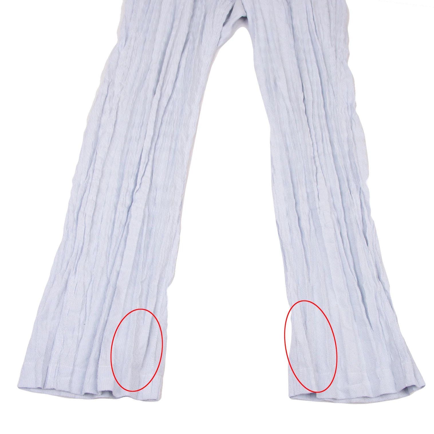 Issey Miyake Pleated Stripe Pants in Blue and White Size US 30 / EU 46 - 10 Thumbnail