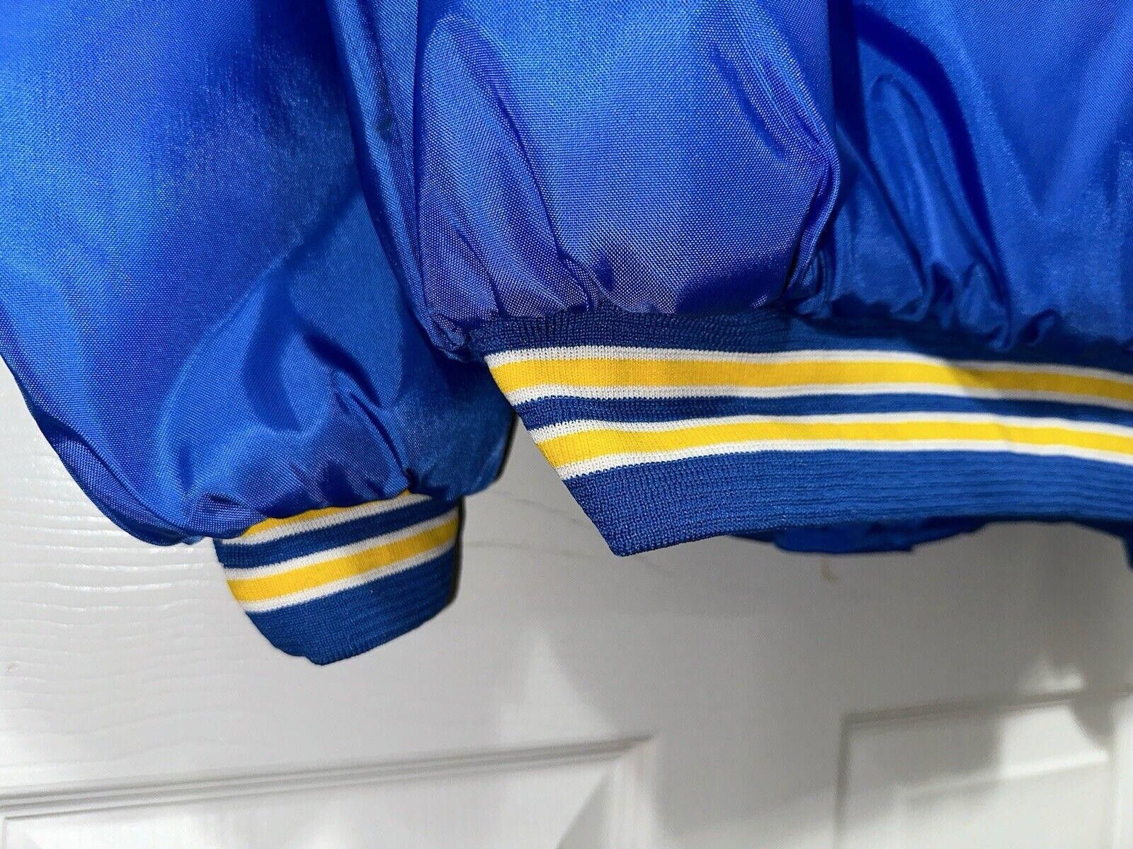Other Vintage Satin Bomber Jacket Men's Medium Blue Varsity Size US M / EU 48-50 / 2 - 12 Thumbnail