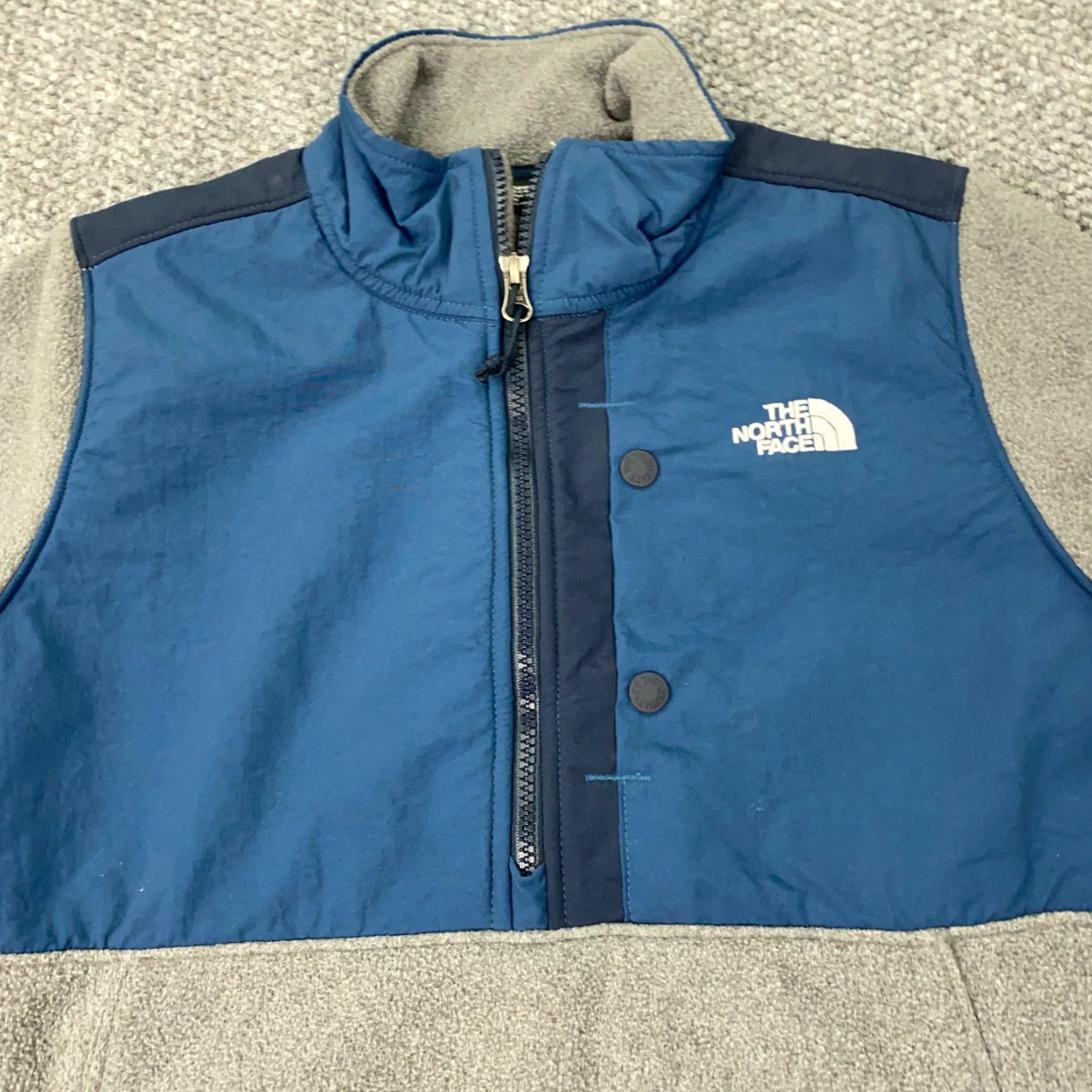 The North Face North Face Sweatshirt Womens Medium Gray Color Block 1/4 Zip Fleece Long sleeve Pullover Size M / US 6-8 / IT 42-44 - 2 Thumbnail
