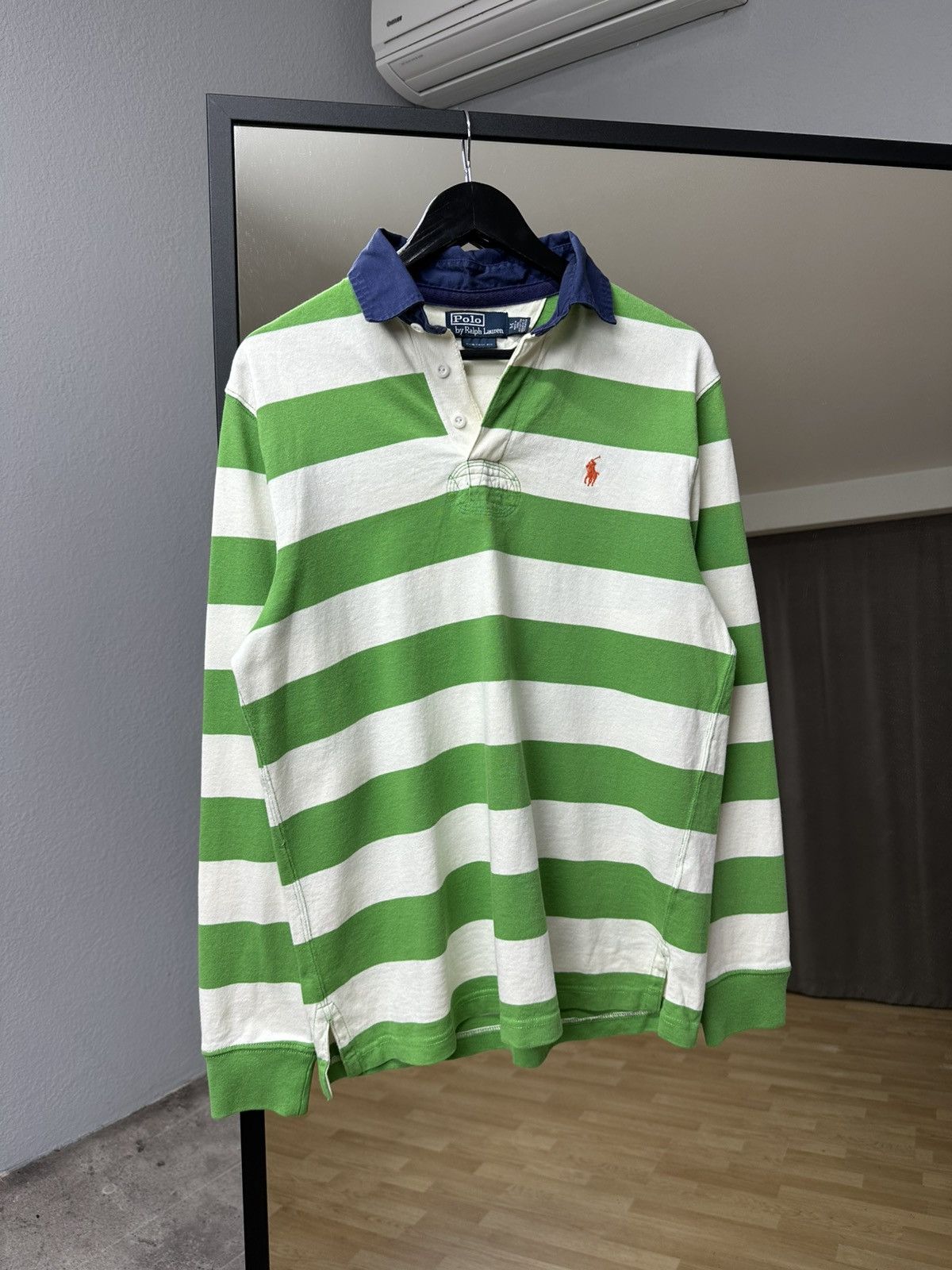 Polo Ralph Lauren Vintage Polo Ralph Lauren Rugby Polo Long Sleeve RRL Drake Size US M / EU 48-50 / 2 - 1 Thumbnail