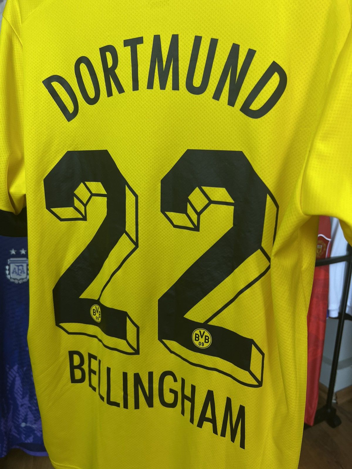 Puma Soccer Jersey Puma Borussia Dortmund 2022/23 Bellingham #22 Size US L / EU 52-54 / 3 - 9 Thumbnail
