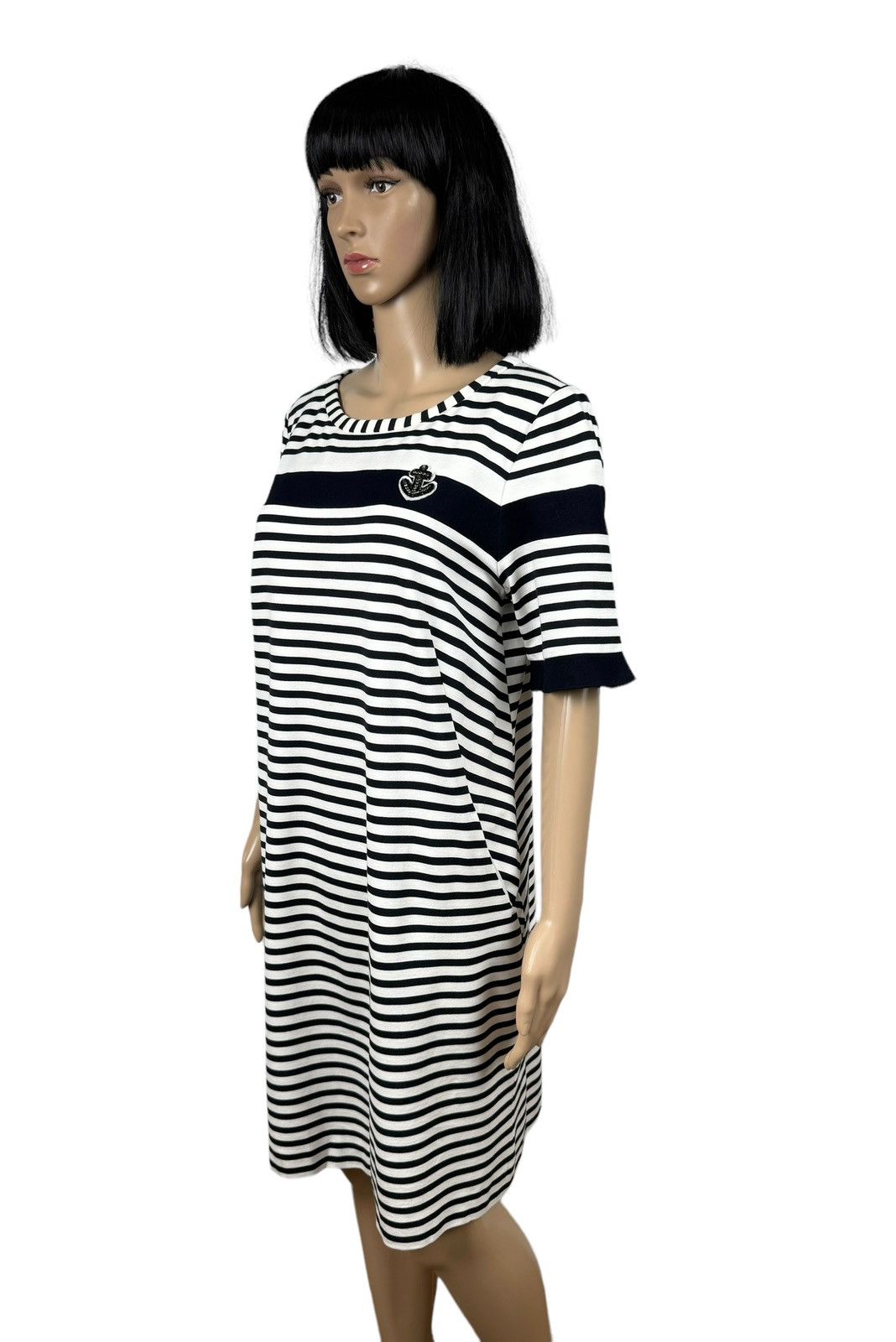 Other Marc Cain Striped Viscose Dress Sweat Nautical size 4 Size L / US 10 / IT 46 - 6 Thumbnail