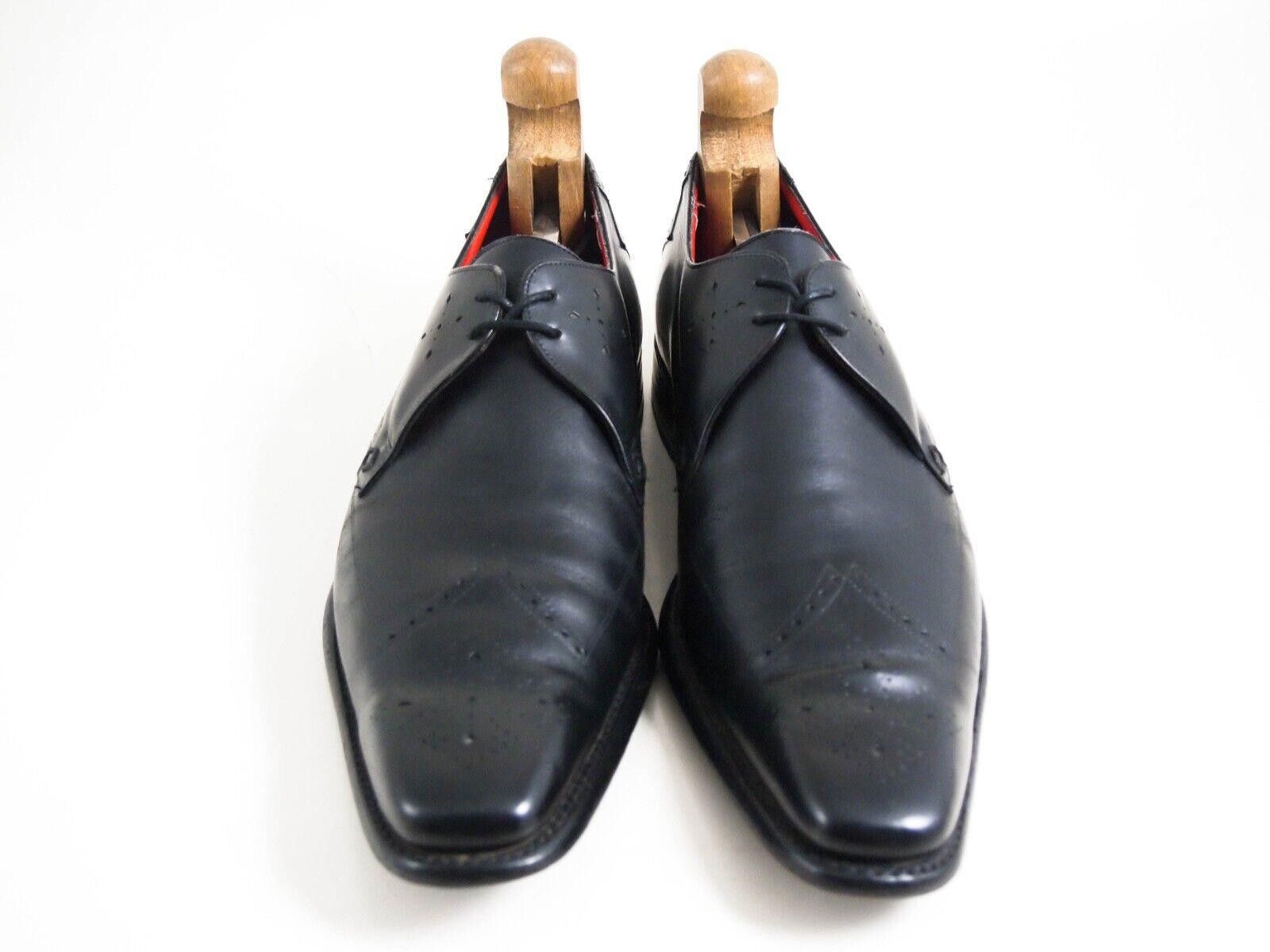 Designer Jeffery West Wingtip Brogue Black Leather US 10 EU 43 Size US 10 / EU 43 - 3 Thumbnail