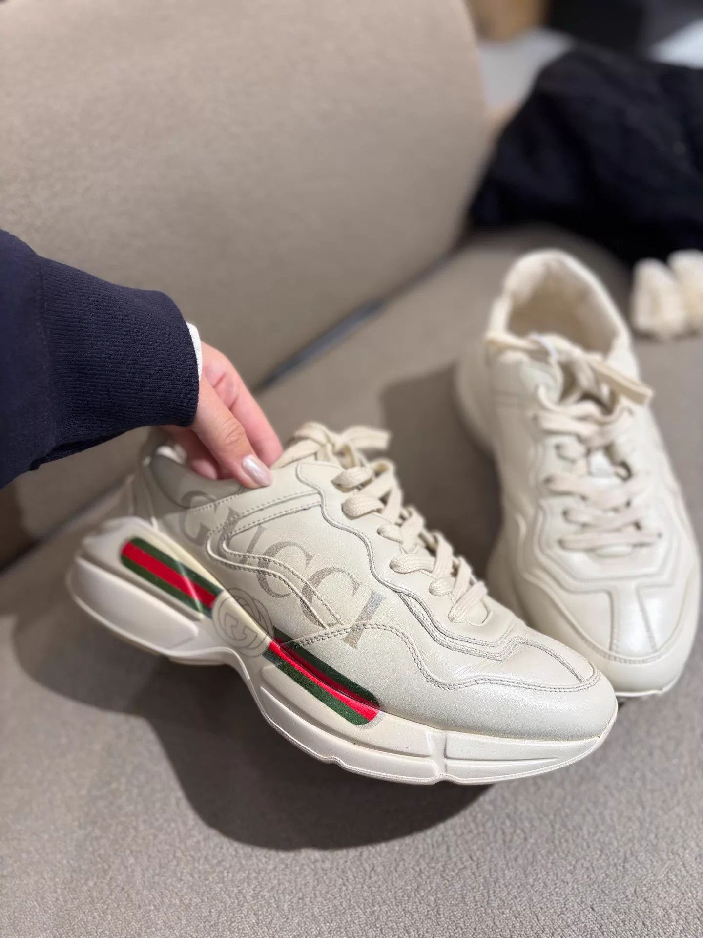 Gucci Gucci Classic Men's Thick Sole Dad Shoe 98 New 40.5 Size US 7.5 / EU 40-41 - 2 Thumbnail