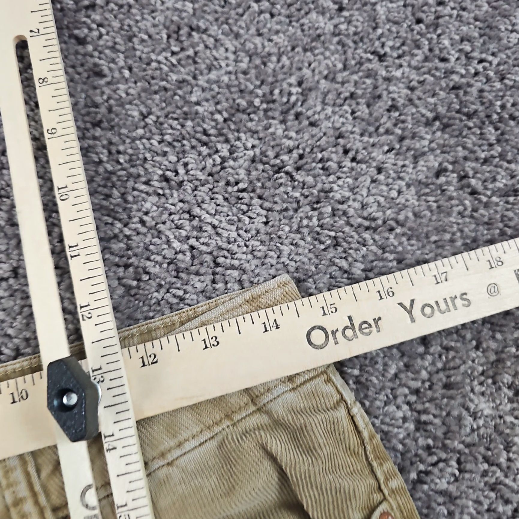 American Eagle Outfitters American Eagle Pants Mens 29 Brown Corduroy Slim Fit Flex Stretch Chino Straight Size US 28 / EU 44 - 5 Thumbnail