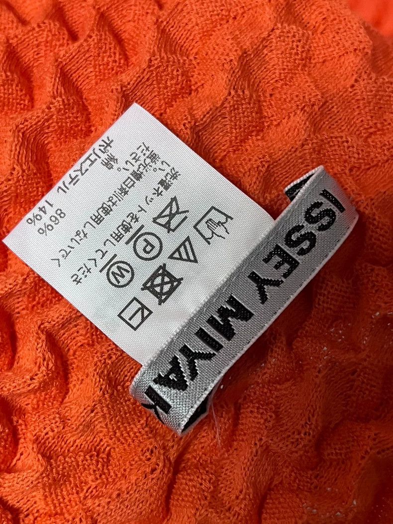 Issey Miyake Issey Miyake size:2 Orange mainline knitted long-sleeved c Size XS / US 0-2 / IT 36-38 - 3 Thumbnail
