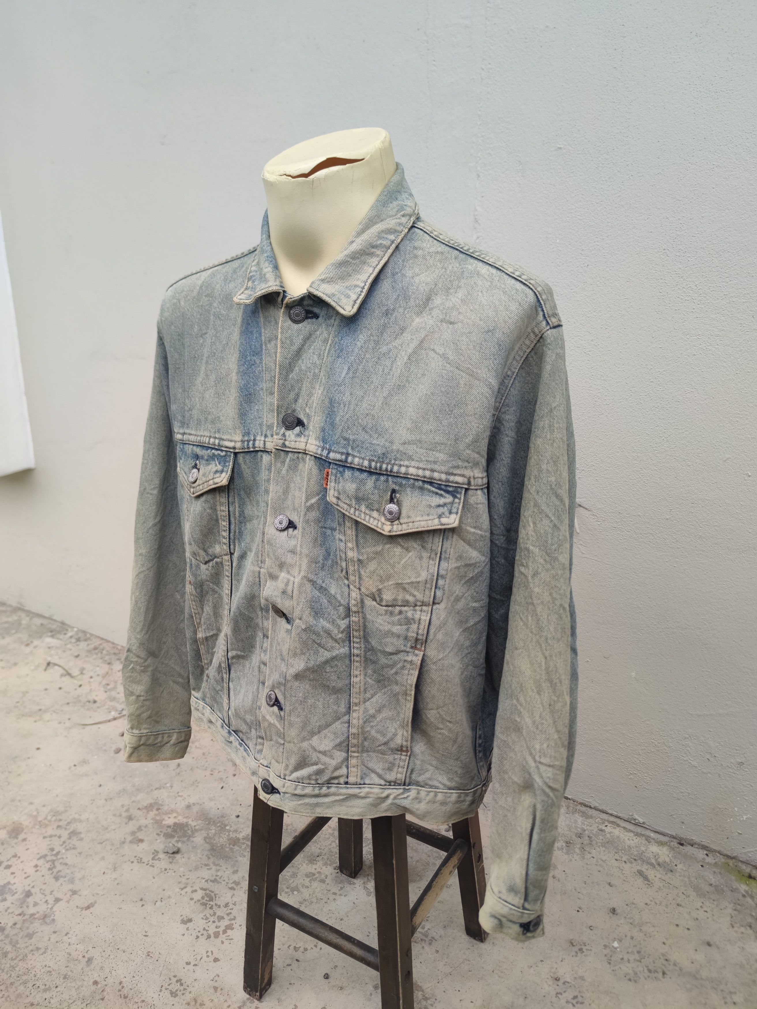 Levi's Vintage Levi's Strauss Orange Tab Denim Jacket Size US L / EU 52-54 / 3 - 5 Thumbnail