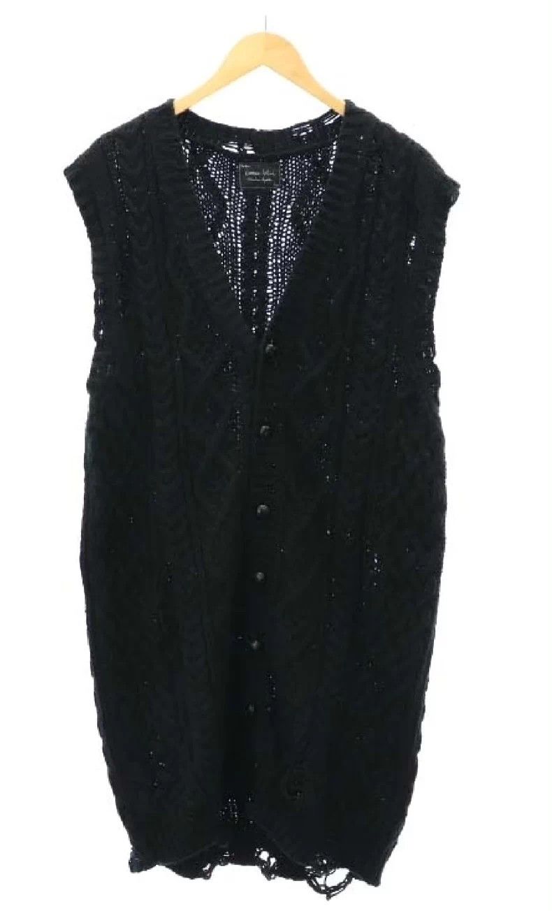 Number (N)ine Number Nine 05SS Distressed Knit Vest Size US XXL / EU 58 / 5 - 1 Thumbnail