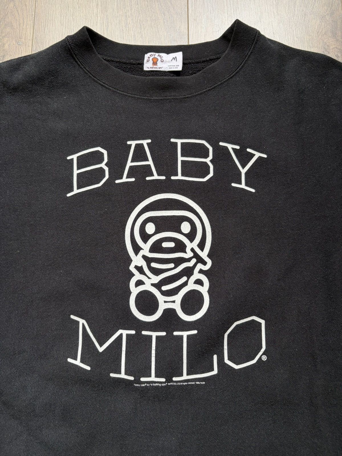 Bape ‘06 Baby Milo College Crewneck Size US M / EU 48-50 / 2 - 2 Thumbnail