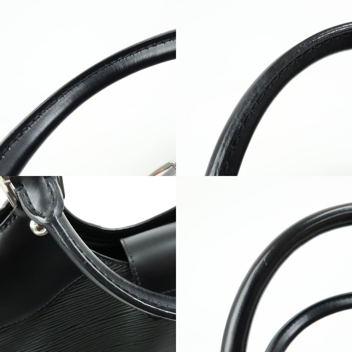 Louis Vuitton Louis Vuitton Epi Sac Montaigne Shoulder Bag Black Size ONE SIZE - 4 Thumbnail