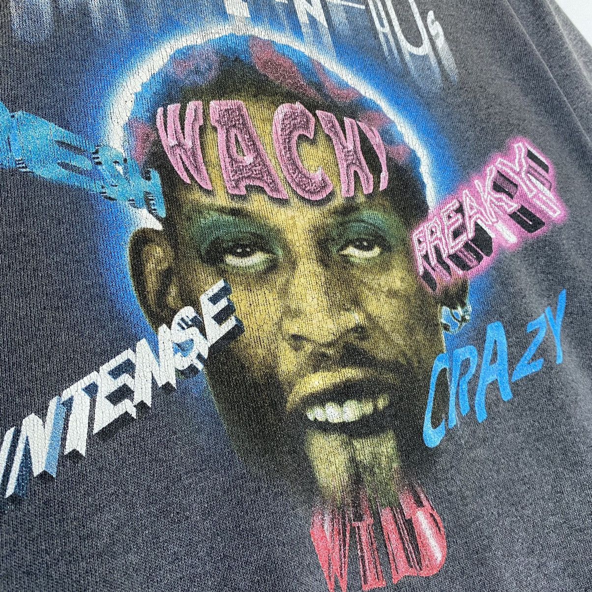 Vintage ✨Very Rare 90's iconic crazy face Denis Rodman sweatshirt Size US M / EU 48-50 / 2 - 7 Thumbnail