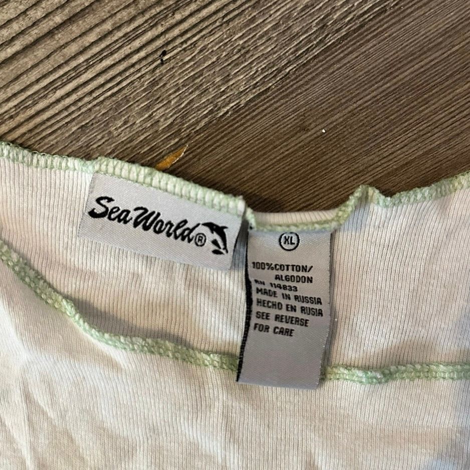 Other sea world blue green white graphic tank top Size XL / US 12-14 / IT 48-50 - 5 Thumbnail
