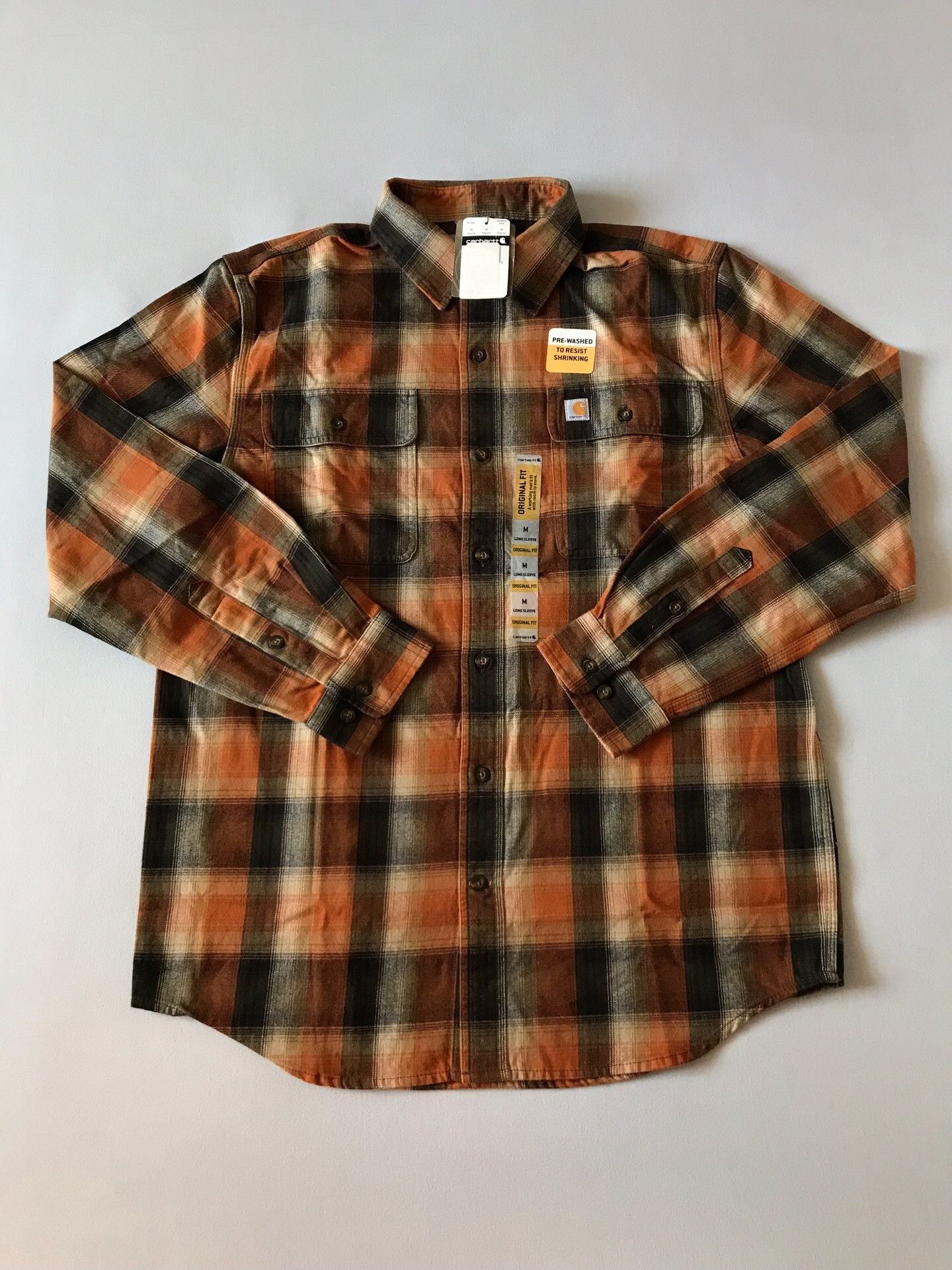Carhartt Carhartt 103822 004 Flannel Work Shirt Size US M / EU 48-50 / 2 - 1 Thumbnail