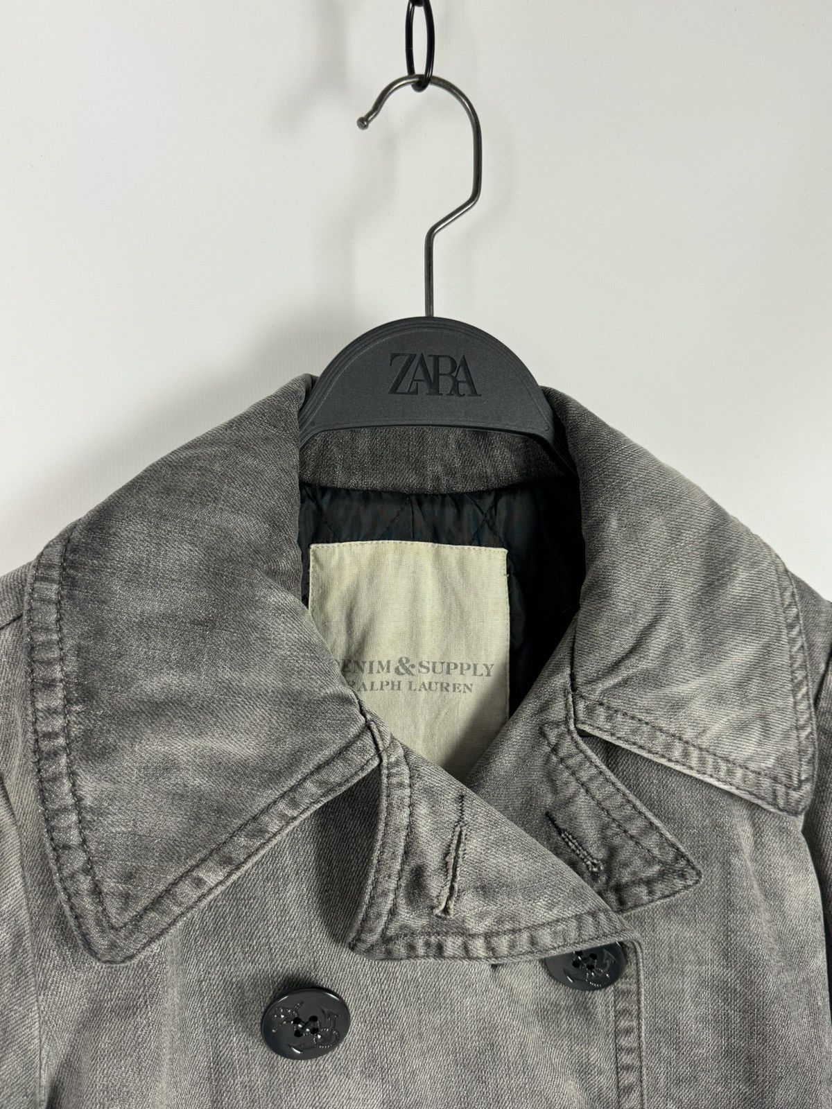 Denim & Supply Ralph Lauren Denim and Supply Ralph Lauren Washed Denim Peacoat Size XS / US 0-2 / IT 36-38 - 5 Thumbnail