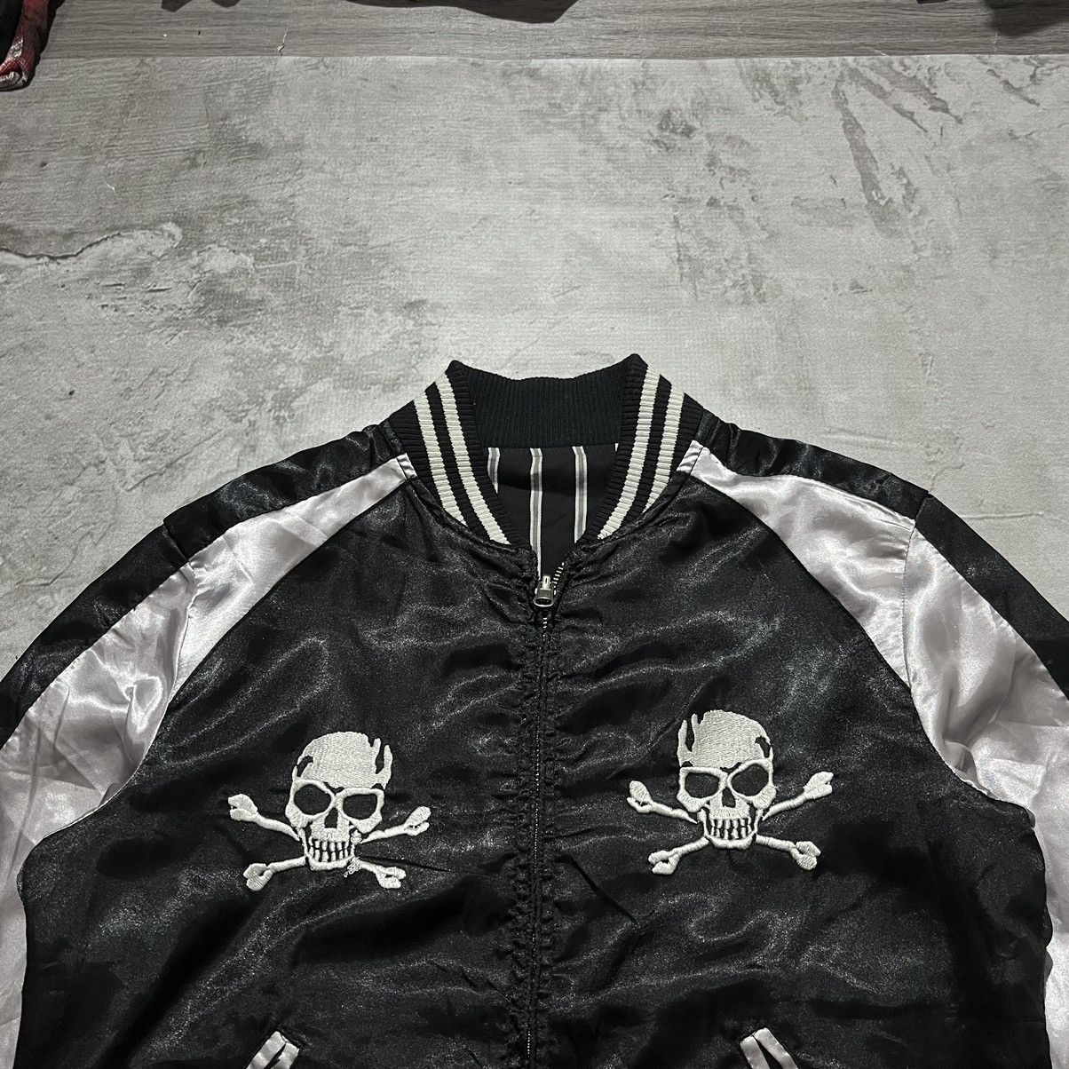 Japanese Brand Edge Rupret Skull Embroidered Reversible Jacket Size US M / EU 48-50 / 2 - 2 Thumbnail