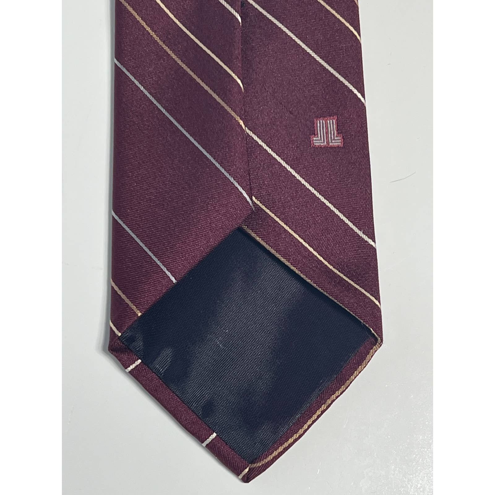Lanvin Lanvin New York Paris Mens Vintage Red Designer Necktie Tie Size ONE SIZE - 2 Thumbnail