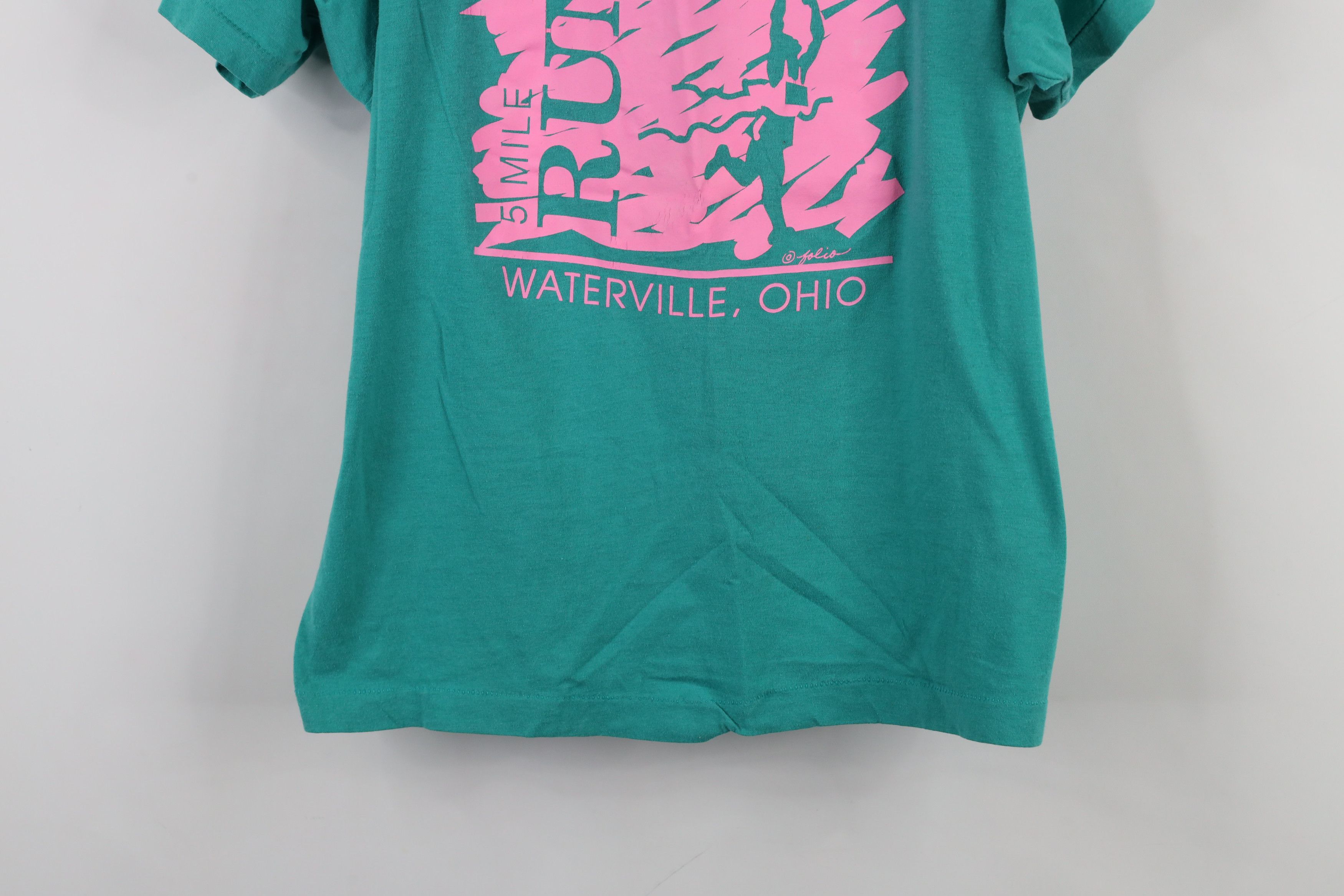Vintage Vintage 80s 90s Run For the Rock Road Race Ohio T-Shirt USA Size L / US 10 / IT 46 - 3 Thumbnail