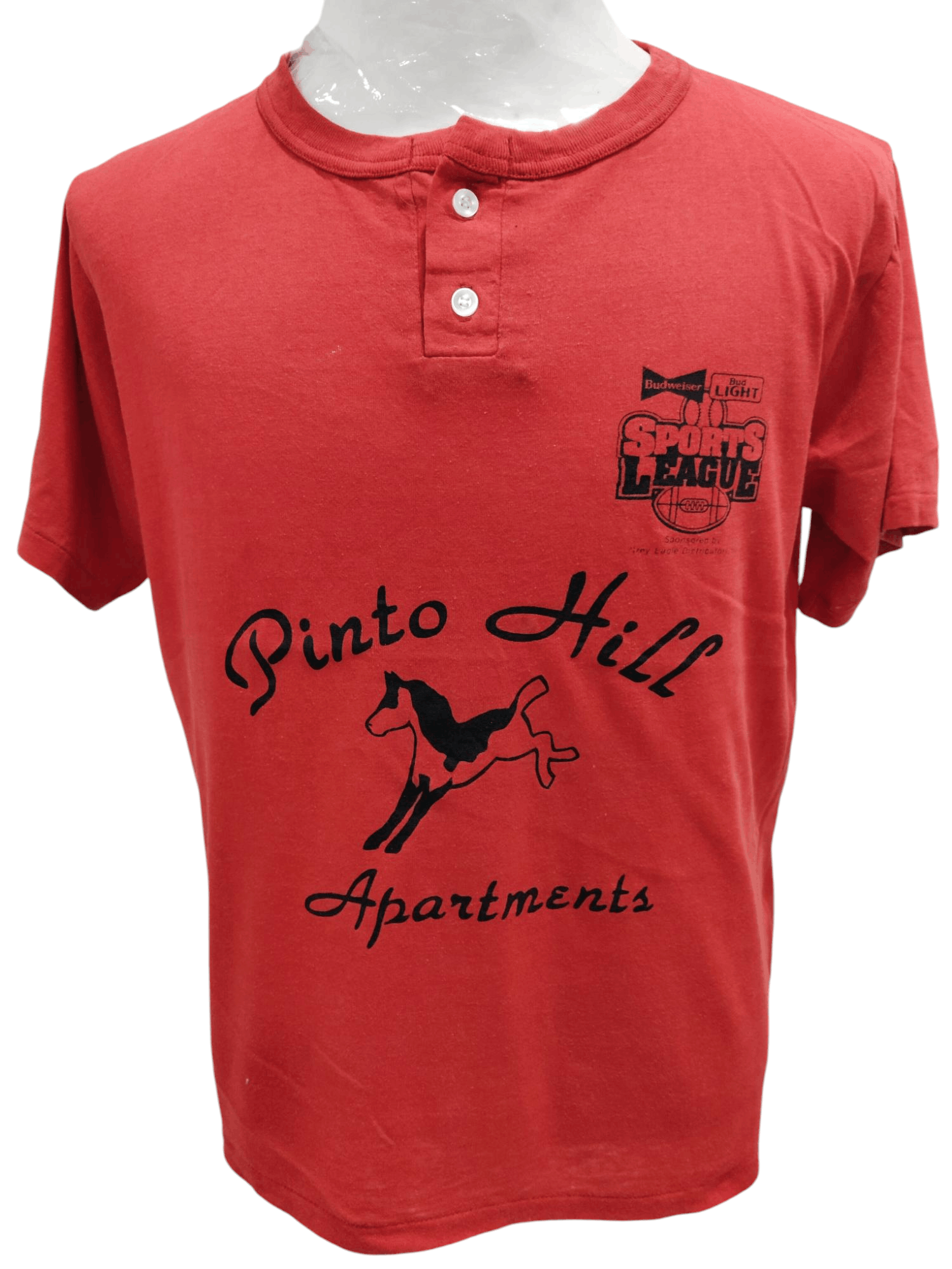 Planet Hollywood × Vintage Vintage 80s Pinto Hills Sport League Tshirt Size US L / EU 52-54 / 3 - 1 Thumbnail
