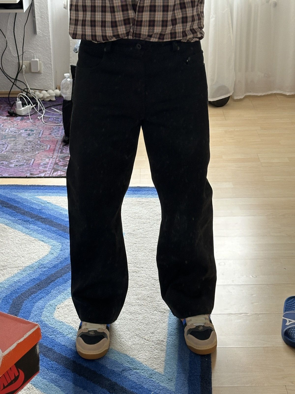 Other Handmade MarcAntonio Blackout Selvedge Denim Custom Cut 34 Size US 34 / EU 50 - 1 Thumbnail