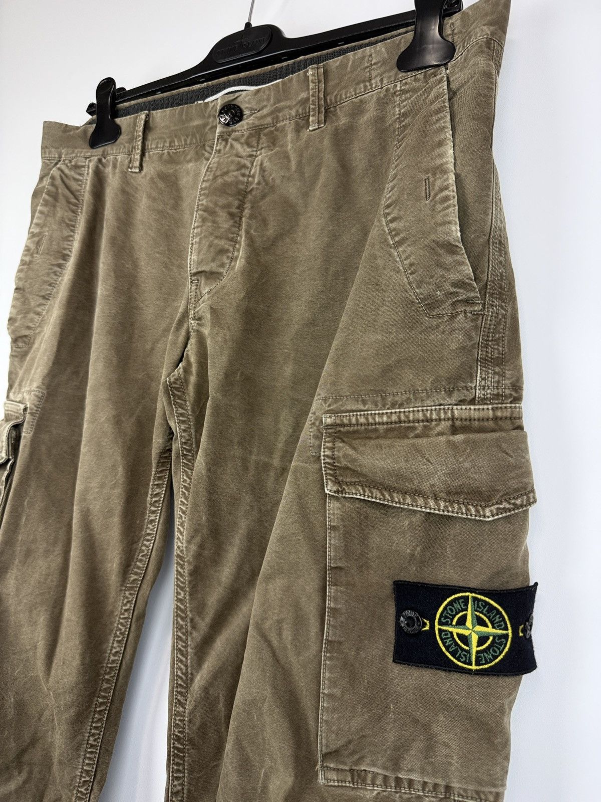 Stone Island Brown Stone Island cargo trousers Size US 32 / EU 48 - 4 Thumbnail