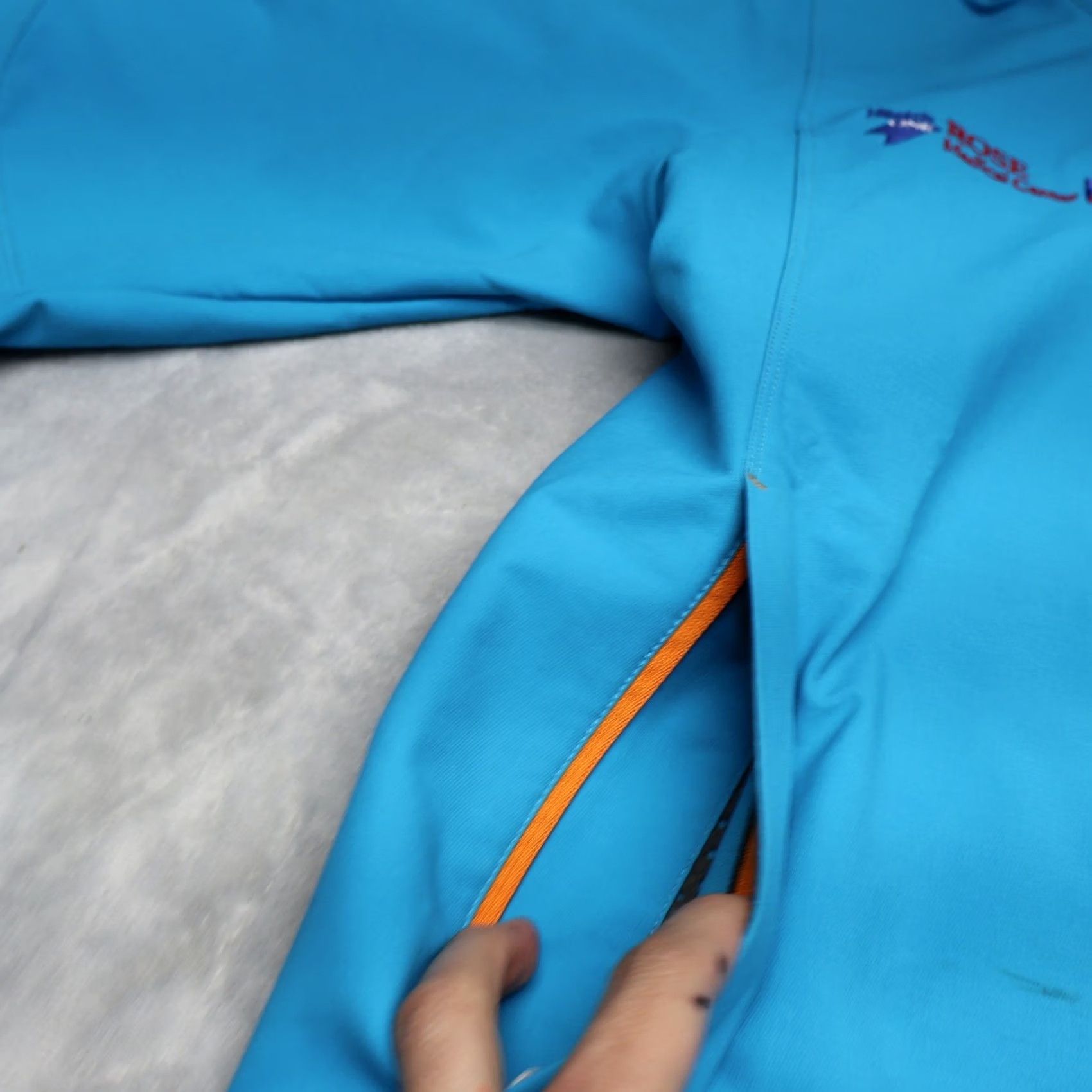 Patagonia Patagonia Blue Alpine Guide Softshell Jacket Women Large Full Zip LOGO Wind Rain Size L / US 10 / IT 46 - 6 Thumbnail