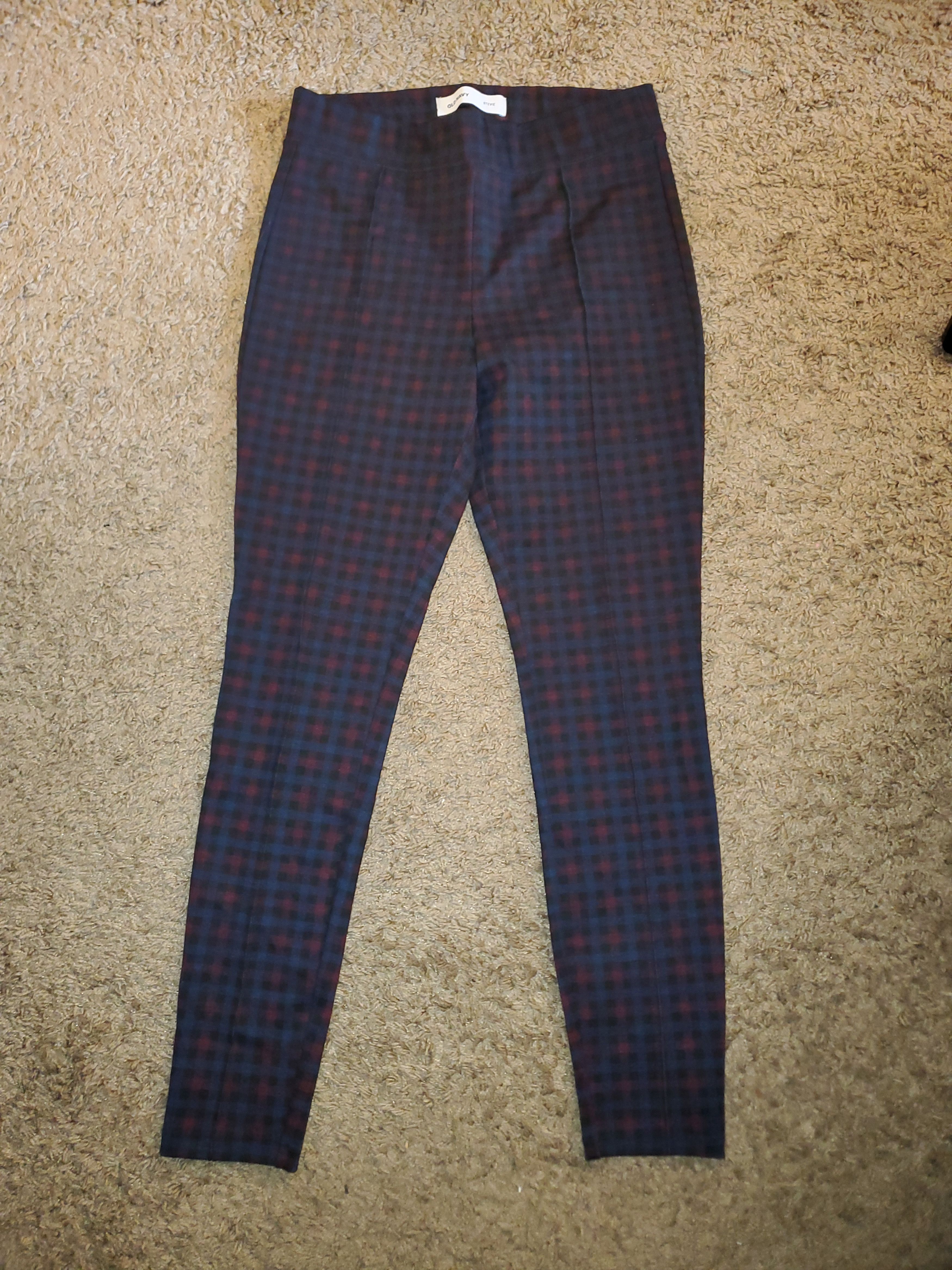 Old Navy Womens Old Navy Stevie Plaid Leggings-size M Size 30" / US 8 / IT 44 - 1 Thumbnail
