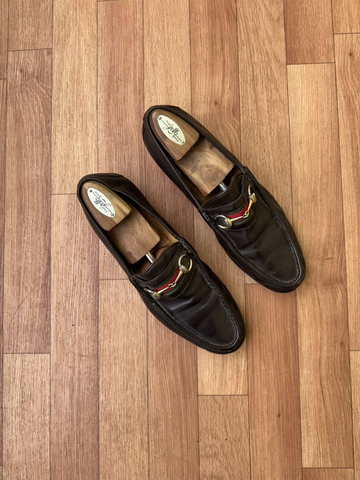 Gucci Gucci vintage horsebit leather shoes Size US 11.5 / EU 44-45 - 2 Thumbnail