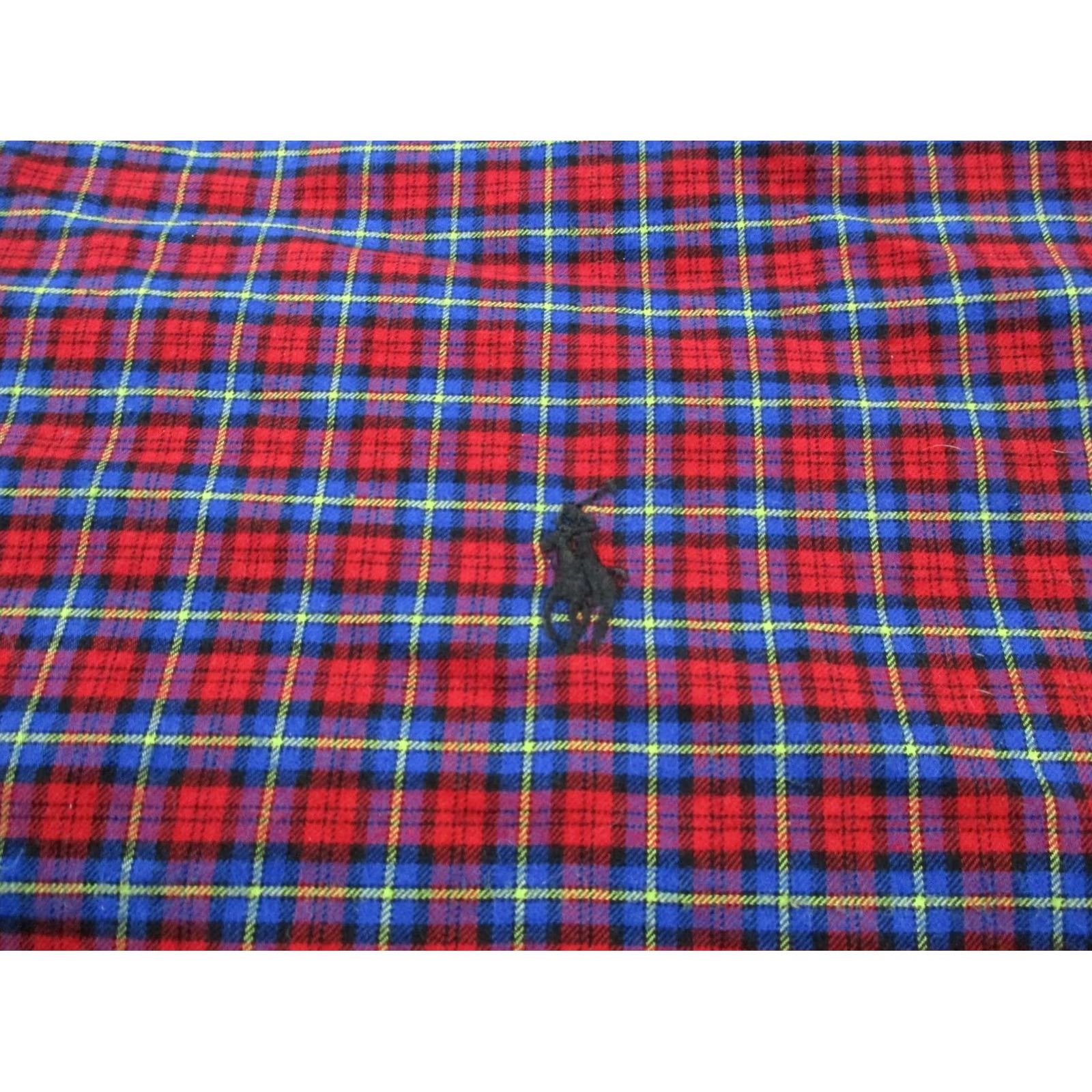 Polo Ralph Lauren Polo Ralph Lauren Men Shirt 4XB Plaid Flannel Work Country Barn Casual Pony Logo Size US XXL / EU 58 / 5 - 6 Thumbnail