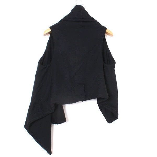 Ann Demeulemeester Ann demeulemeester shaped medium cotton vest Size US M / EU 48-50 / 2 - 2 Thumbnail