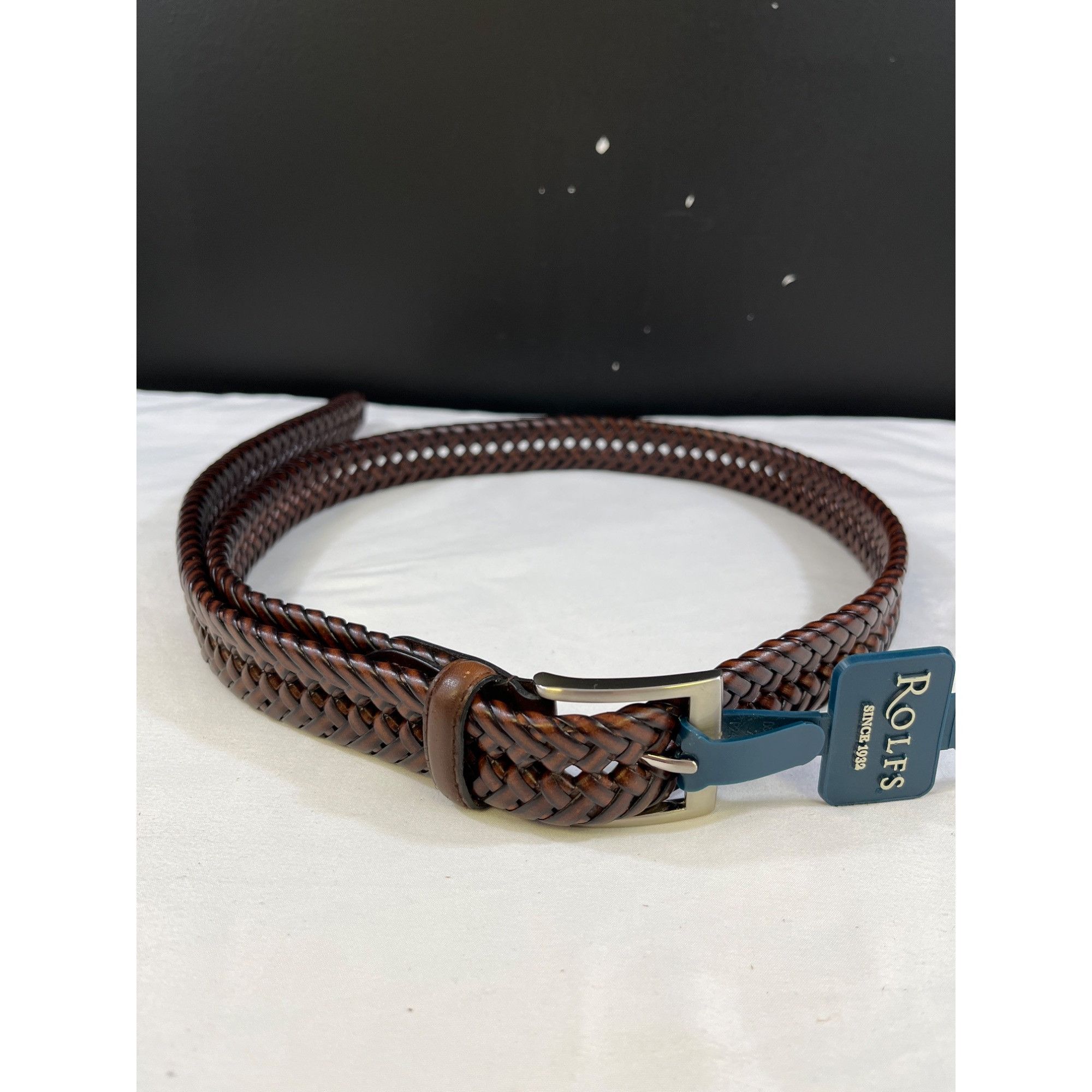 Other Rolfs Men's Brown Genuine Leather Belt Size 42 SKU 6290 Size 42 - 1 Thumbnail
