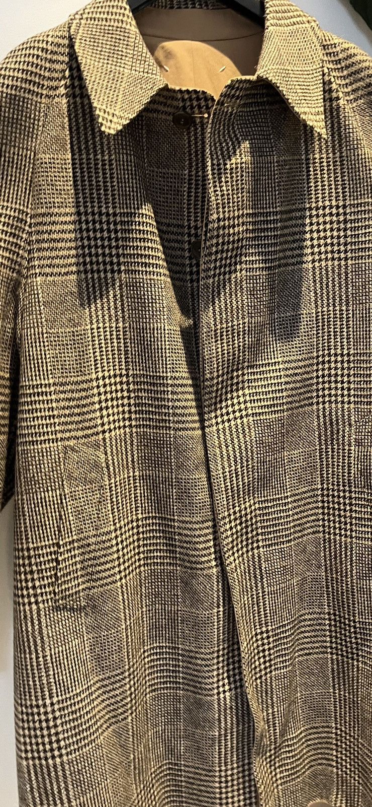 Maison Margiela Maison Margiela Check reversible raglan trench Size US L / EU 52-54 / 3 - 7 Thumbnail
