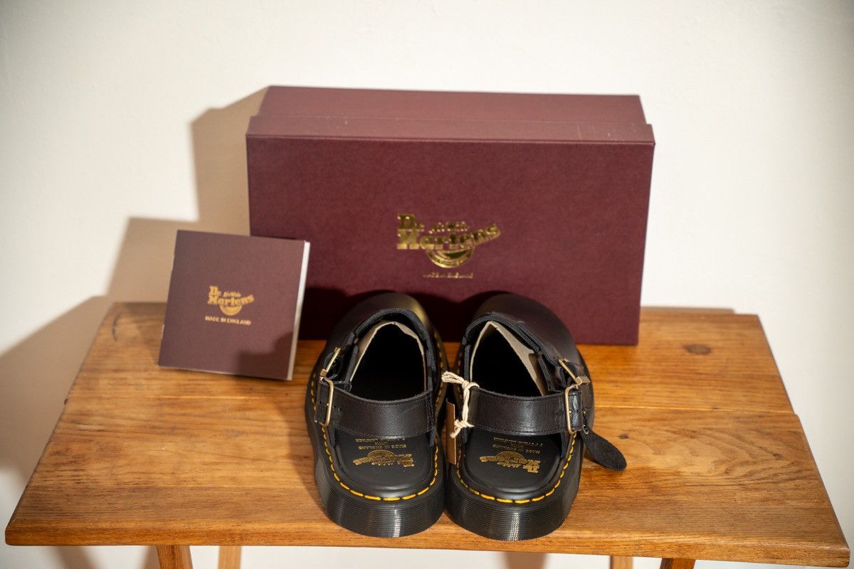 Dr. Martens Dr. Martens Jorge Black Leather Buckle Clog Men's Shoes Size US 11 / EU 44 - 4 Thumbnail