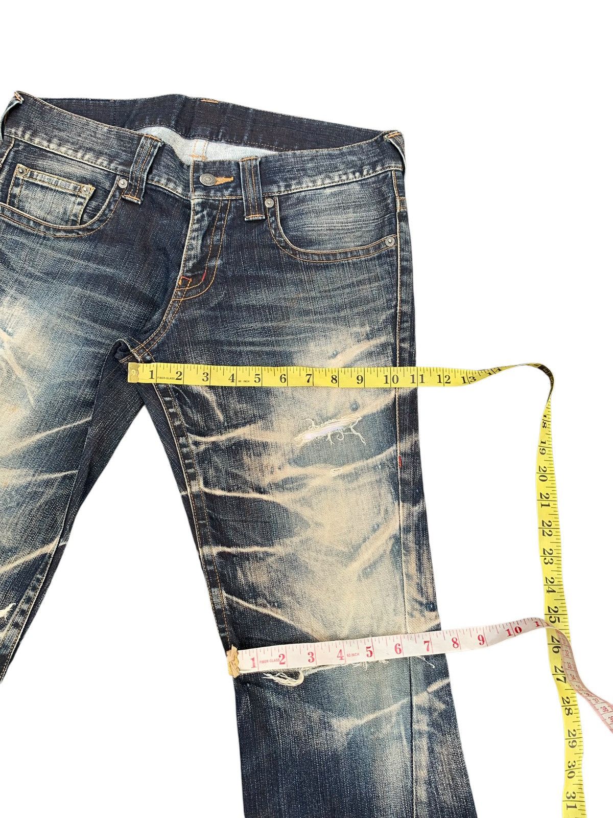 Tornado Mart FLARE TORNADO MART MUDWASH DISTRESSED DENIM Size US 34 / EU 50 - 23 Thumbnail