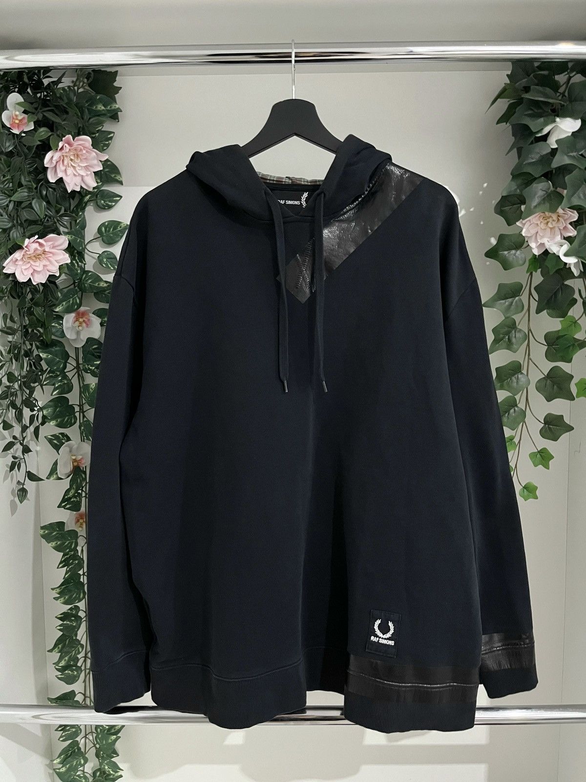 Fred Perry × Raf Simons Raf Simons Fred Perry Tape Hoodie Size US M / EU 48-50 / 2 - 1 Thumbnail