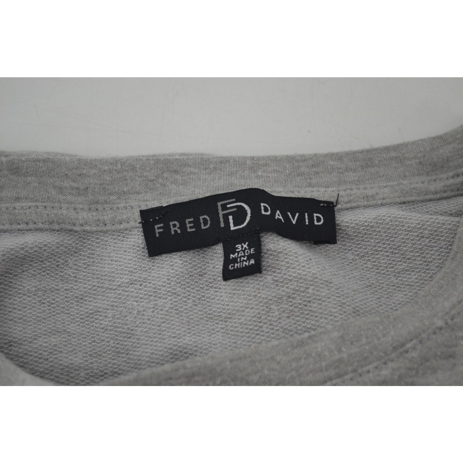 Other Fred David Yes Girl Women Gray Top Shirt Popular ShortSleeve Size 3XL / US 20-22 - 3 Thumbnail
