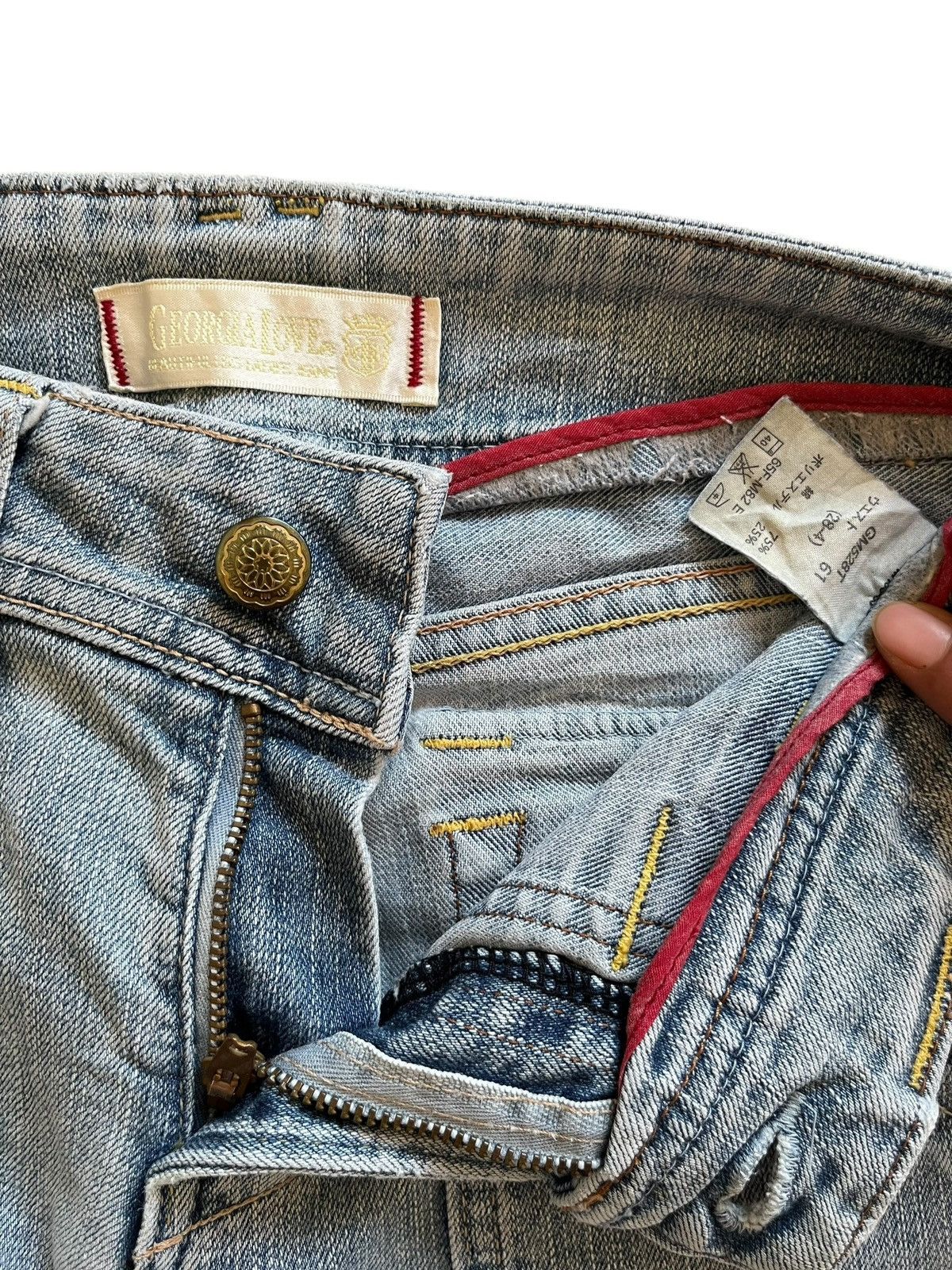 Japanese Brand Vintage Japanese Brand Light Wash Bell Bottom Flare Jeans Size 26" / US 2 / IT 38 - 9 Thumbnail