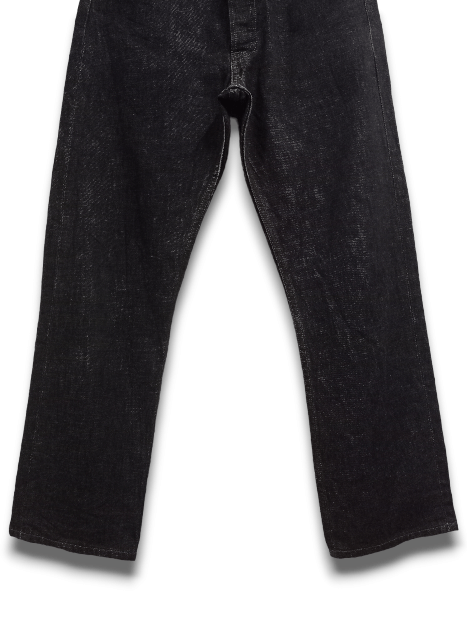 Levi's Vintage 90s LEVIS 501 Black Waxed Denim Loose Jeans 30x28 Size US 30 / EU 46 - 5 Thumbnail