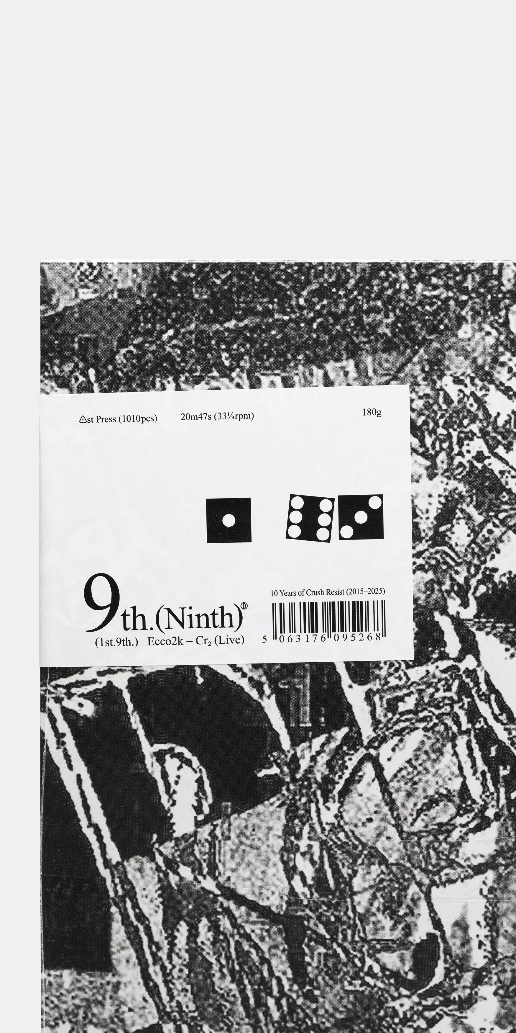 Drain Gang Ecco2k - Cr₂ (Live) 1st Press Vinyl Size ONE SIZE - 3 Thumbnail