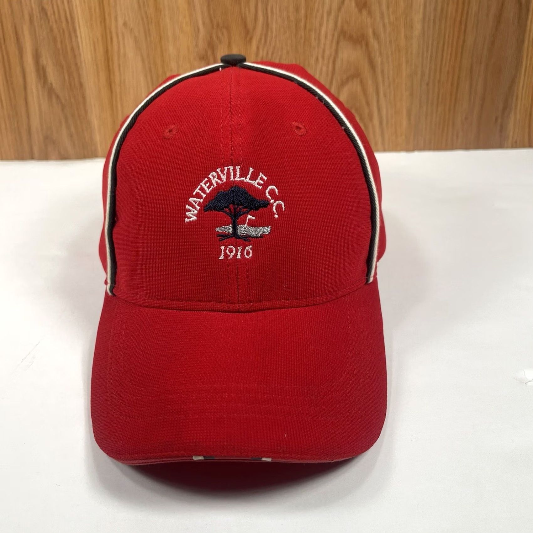 Vintage Ahead Hat Adults Red Classic Cut Adjustable Baseball Cap Size ONE SIZE - 2 Thumbnail
