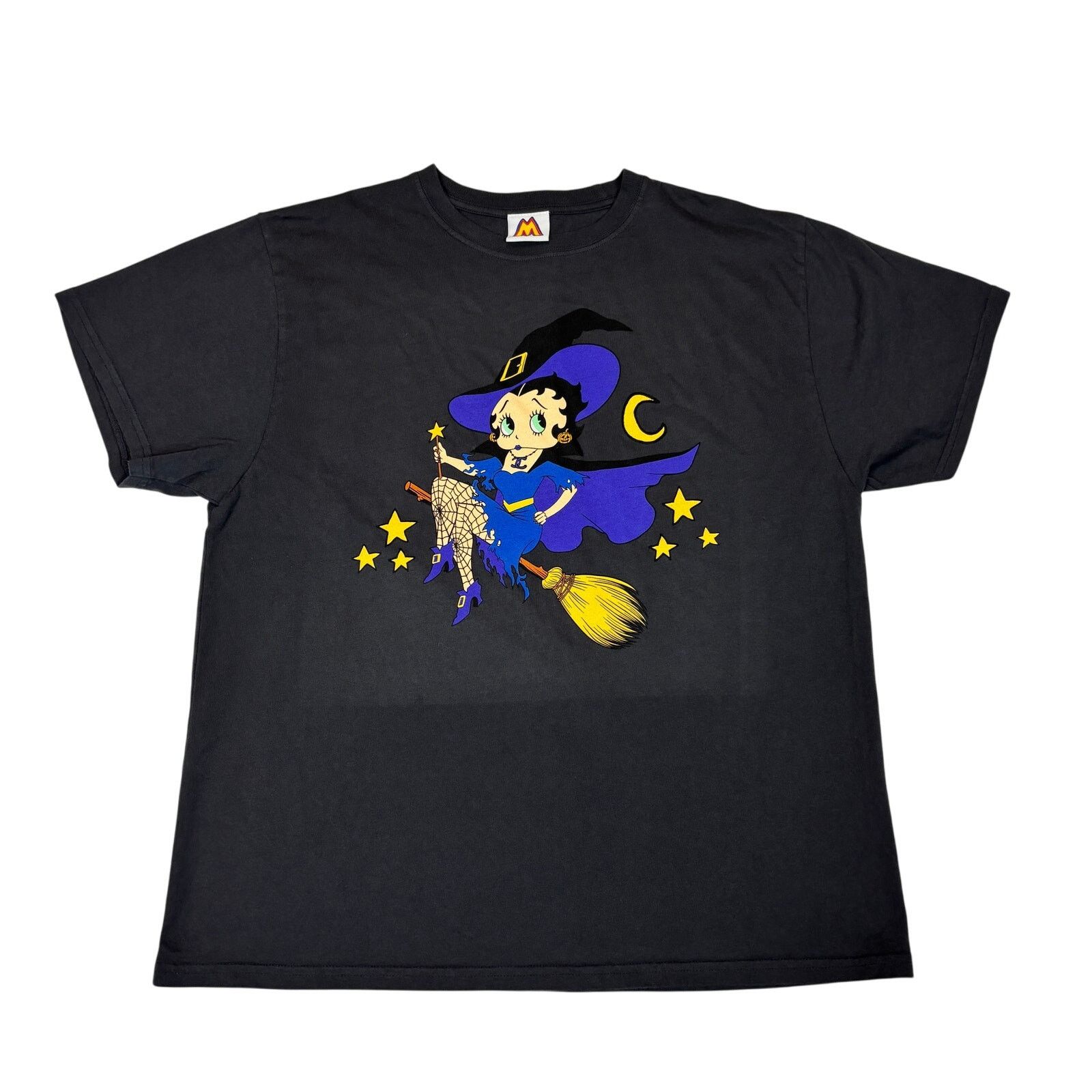 Mega Yacht Mega Yacht Betty Boop Bewitched Halloween Witch Shirt Mens M Size US M / EU 48-50 / 2 - 1 Thumbnail
